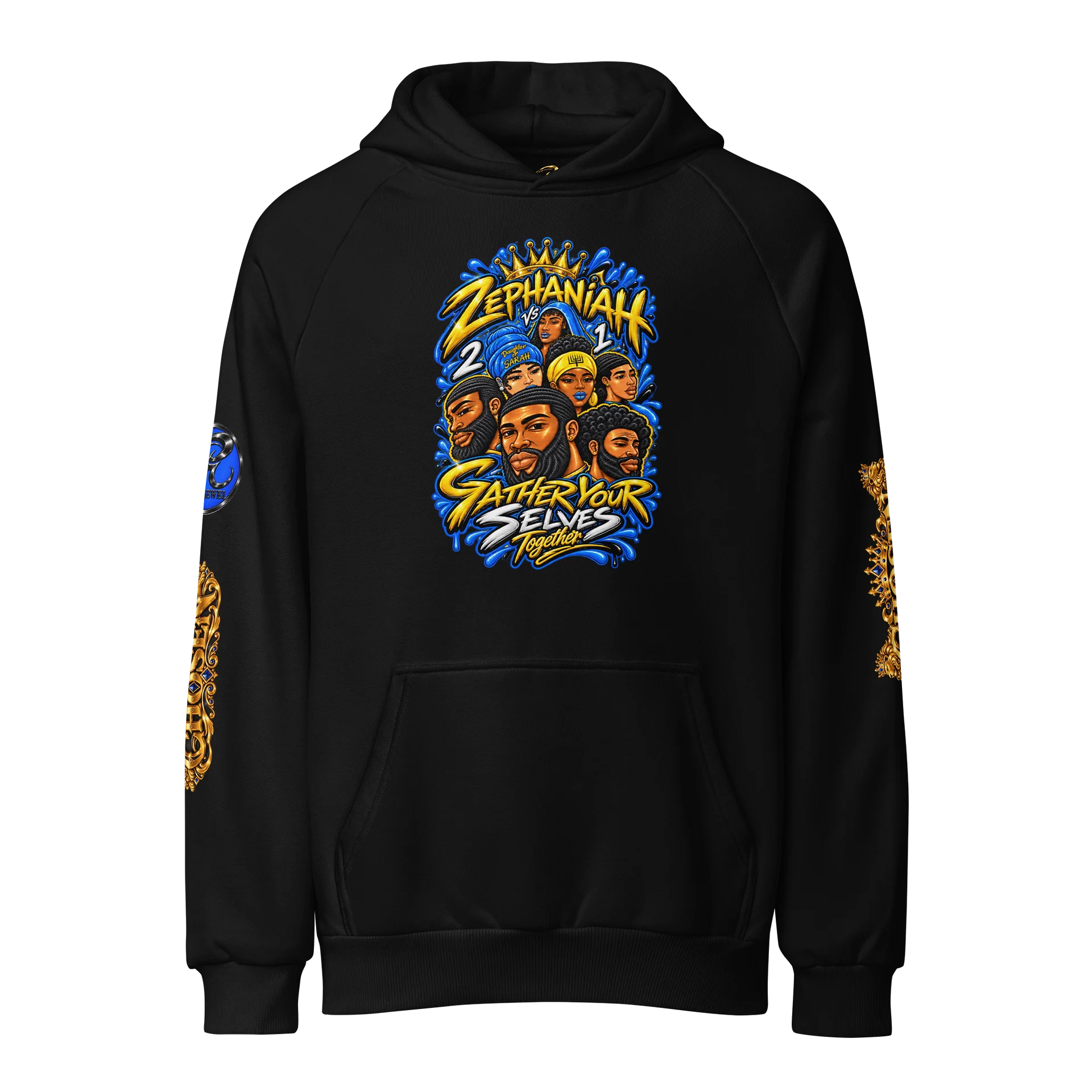 Zephaniah 2 Gather Your Selves Hoodie Blue product image (1)