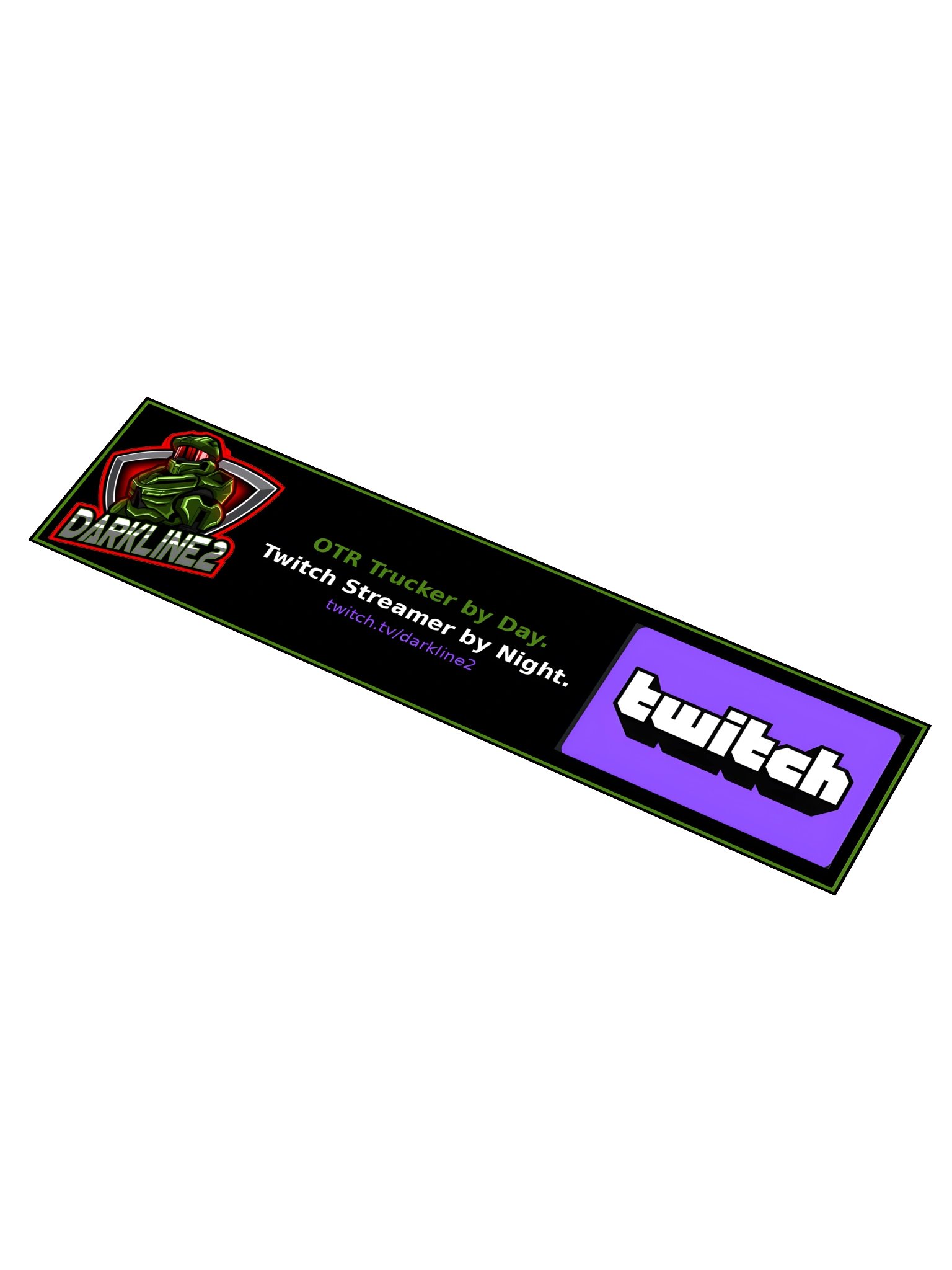 Darkline2 Bumper Sticker product image (1)