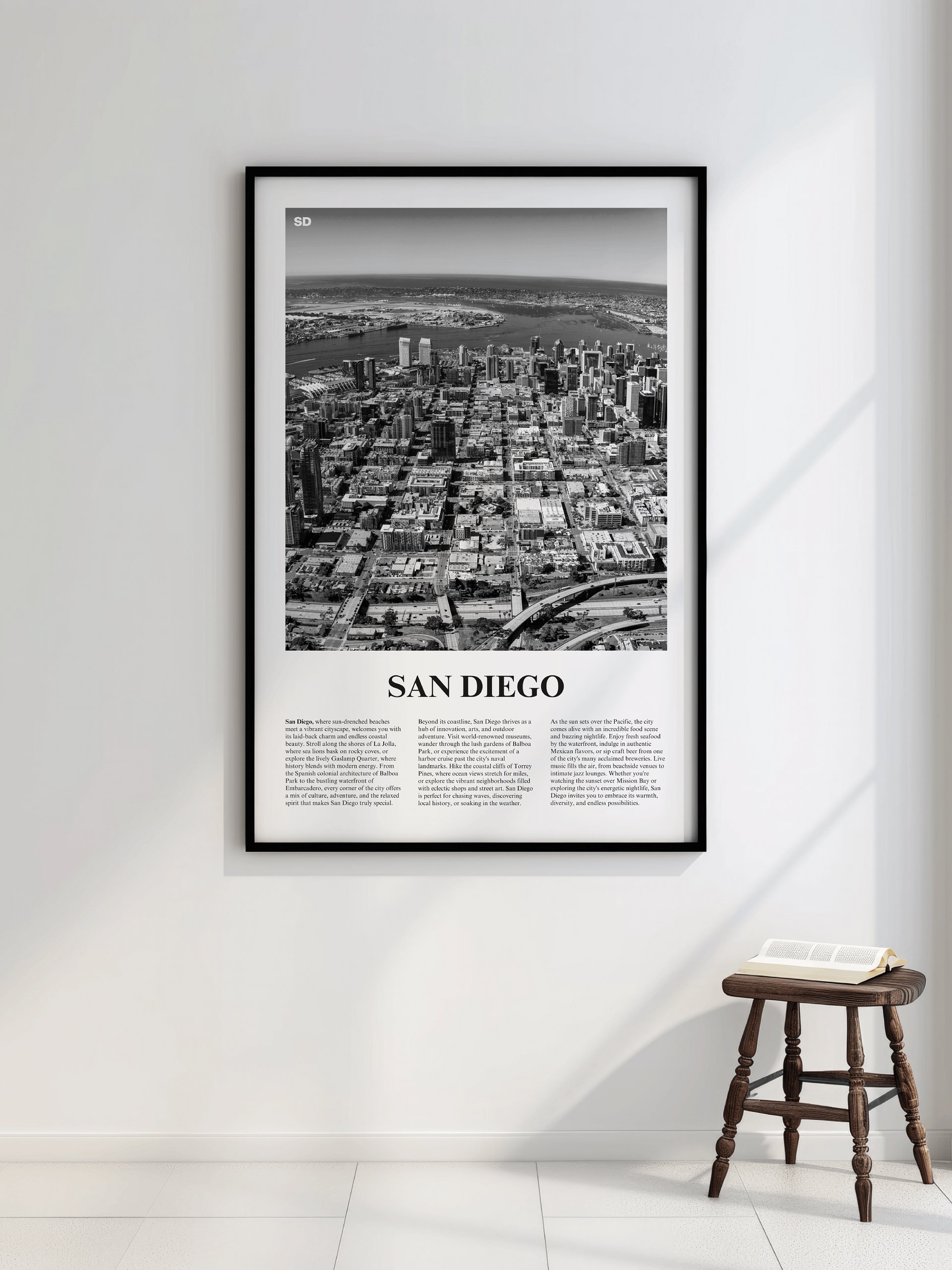 San Diego 01 Newspaper Poster | Framed product image (19)
