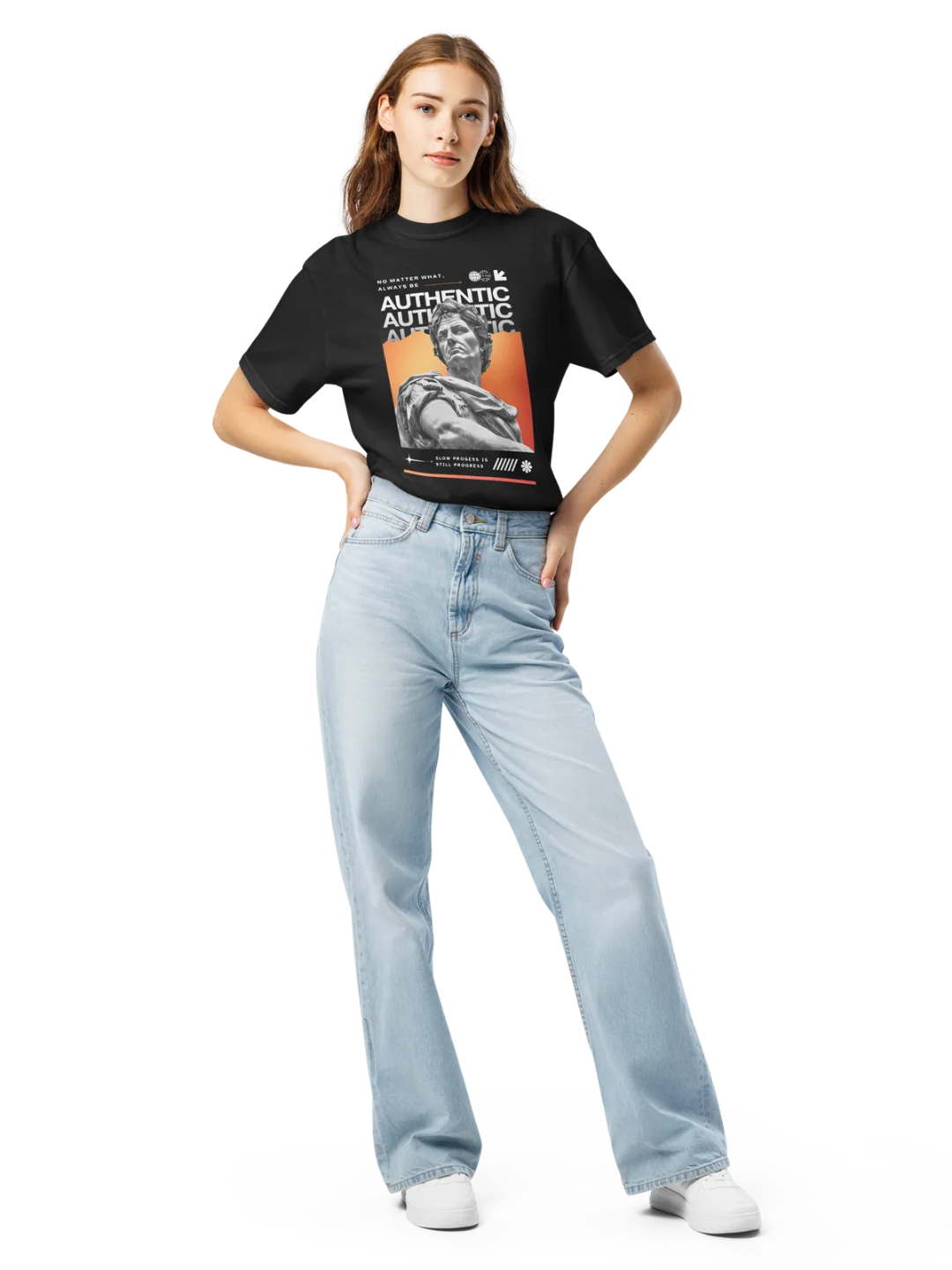 Always Be Authentic Statue Tee product image (4)