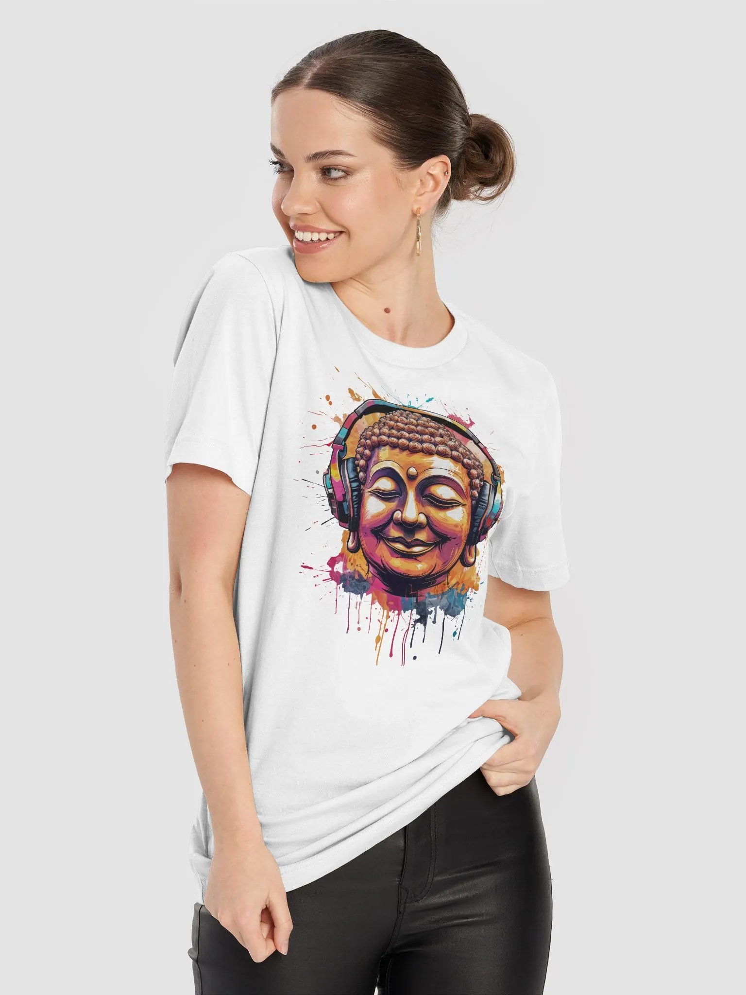 Buddha Beats – Meditative Vibes Tee product image (6)