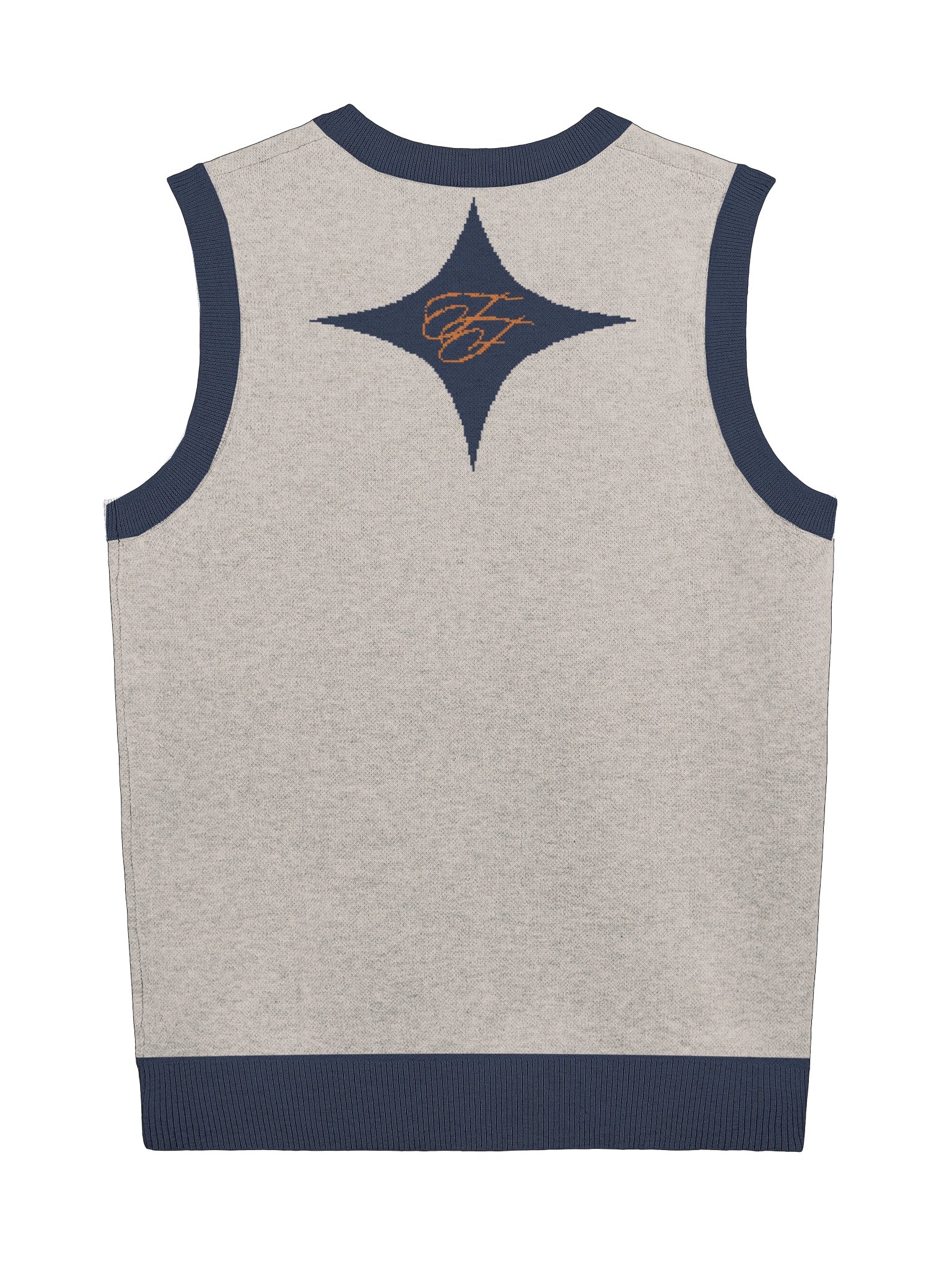 F&F Knitted V-Neck Vest (DT) product image (2)