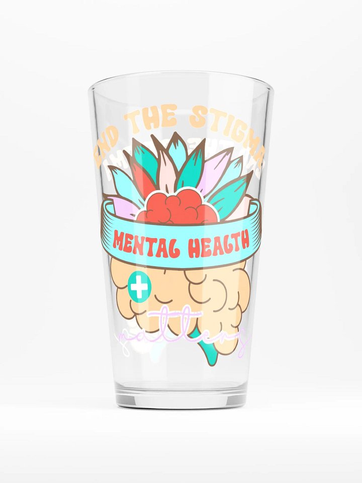 End The Stigma - Shaker Pint Glass product image (1)