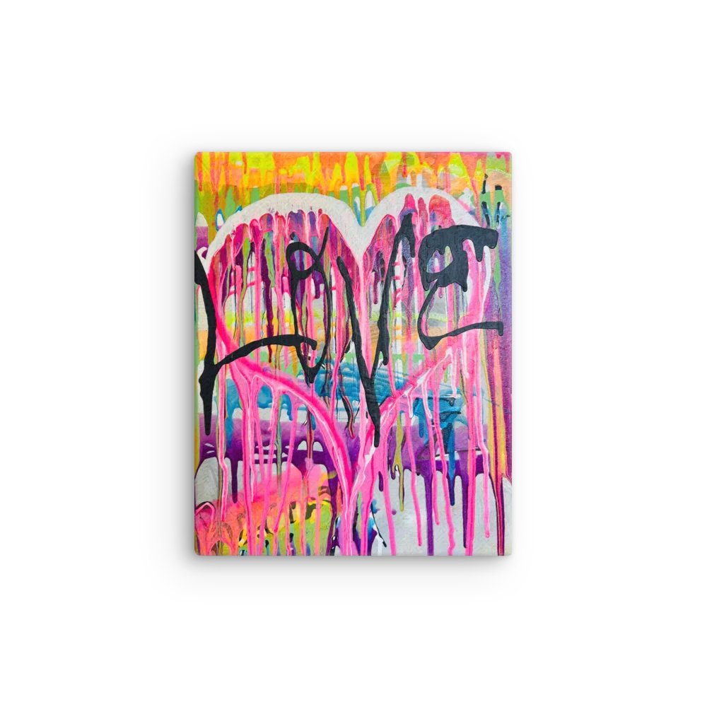Graffiti Heart Canvas Print product image (3)