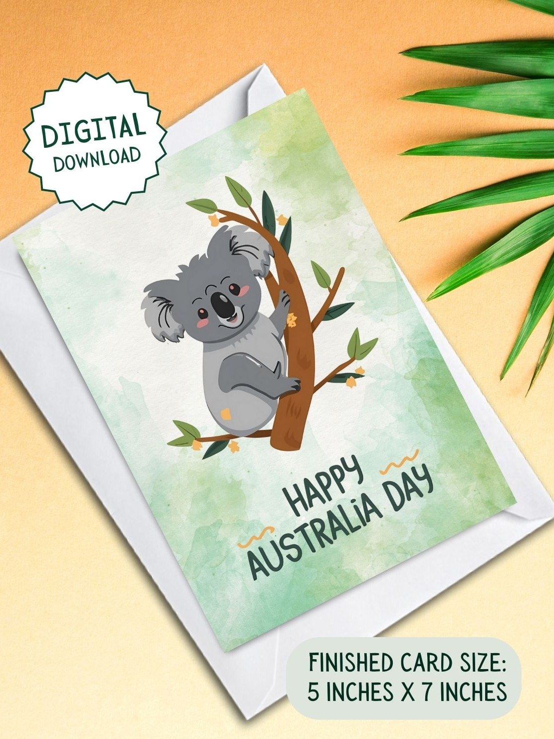Happy Australia Day Koala Greeting Card product image (1)