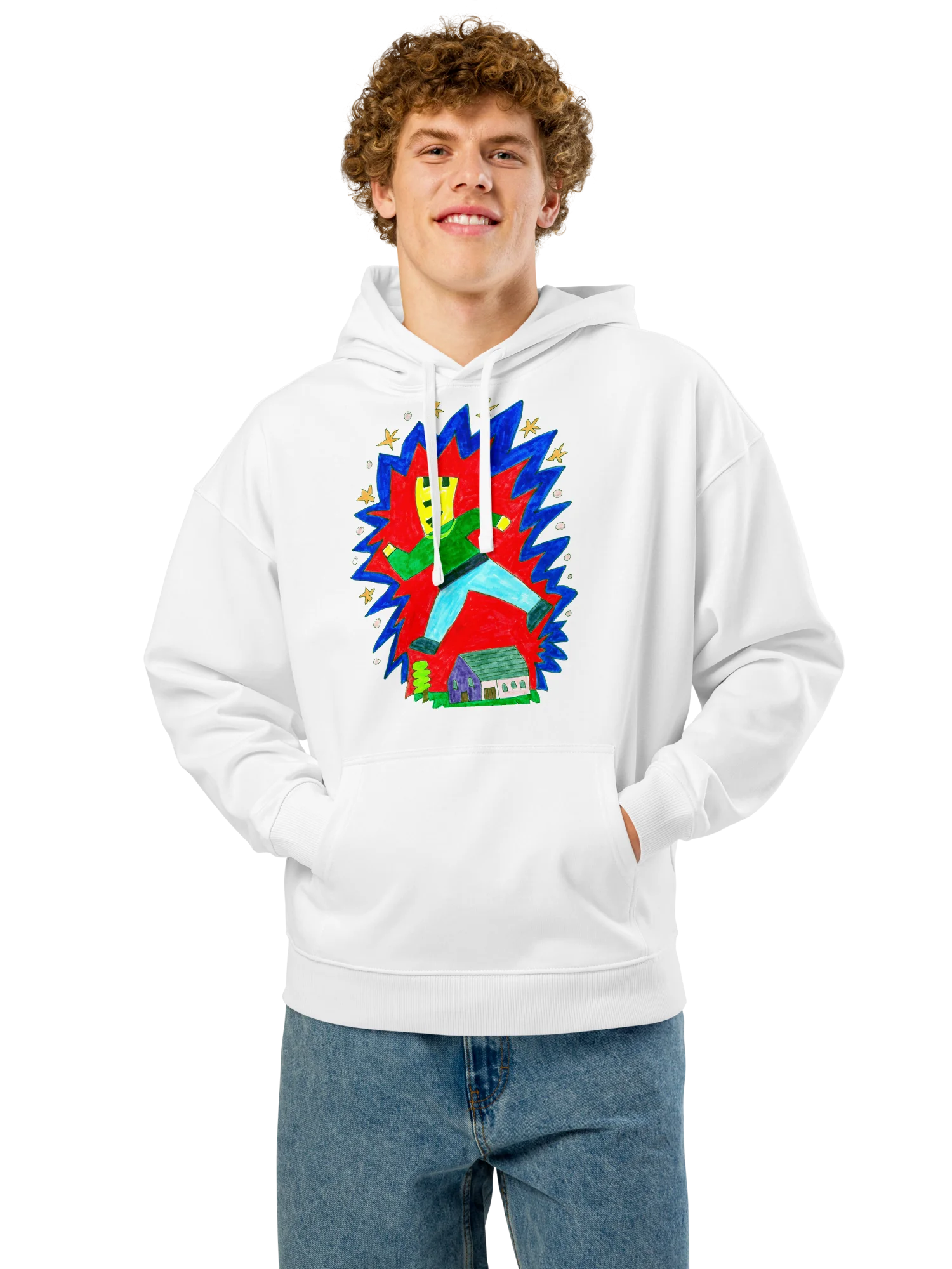 Abstract Dynamic Leap Unisex Hoodie product image (4)