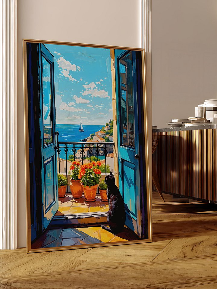 Henri Matisse Open Window Style Wall Art Poster product image (2)