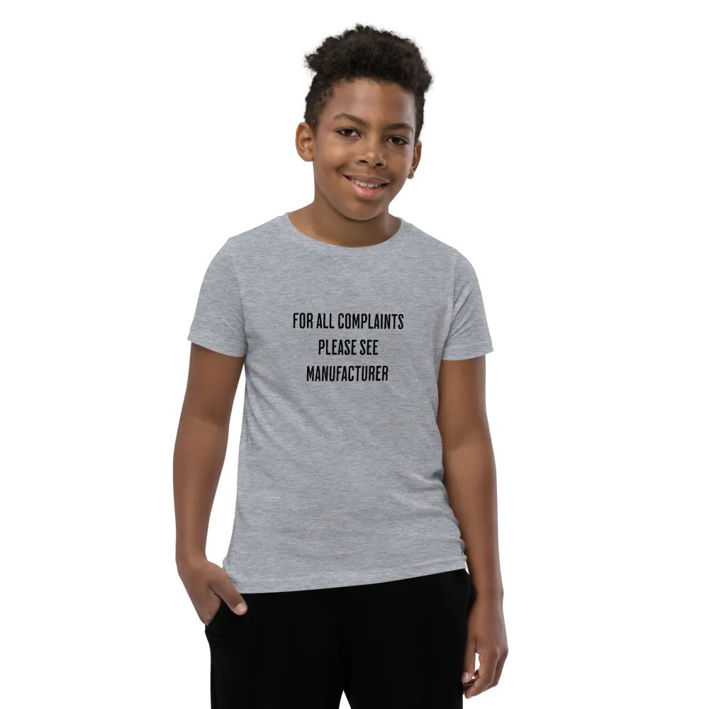 For All Complaints Please See Manufacturer - Youth T-Shirt product image (80)