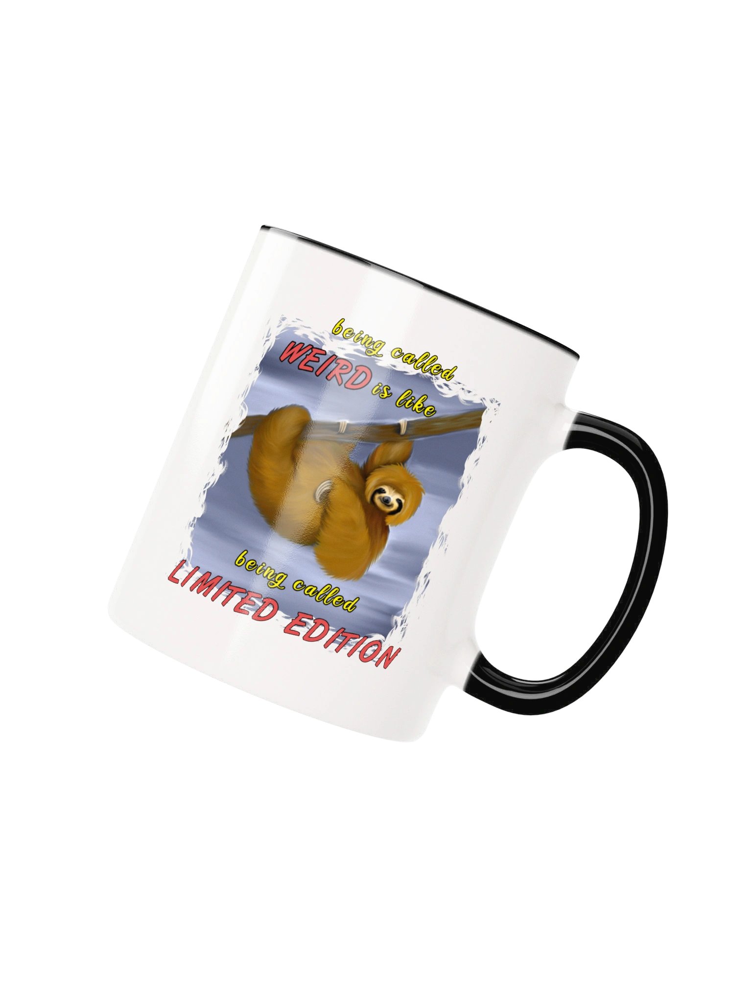 Sloth "LIMITED EDITION" Ceramic Mug with Color Inside product image (2)