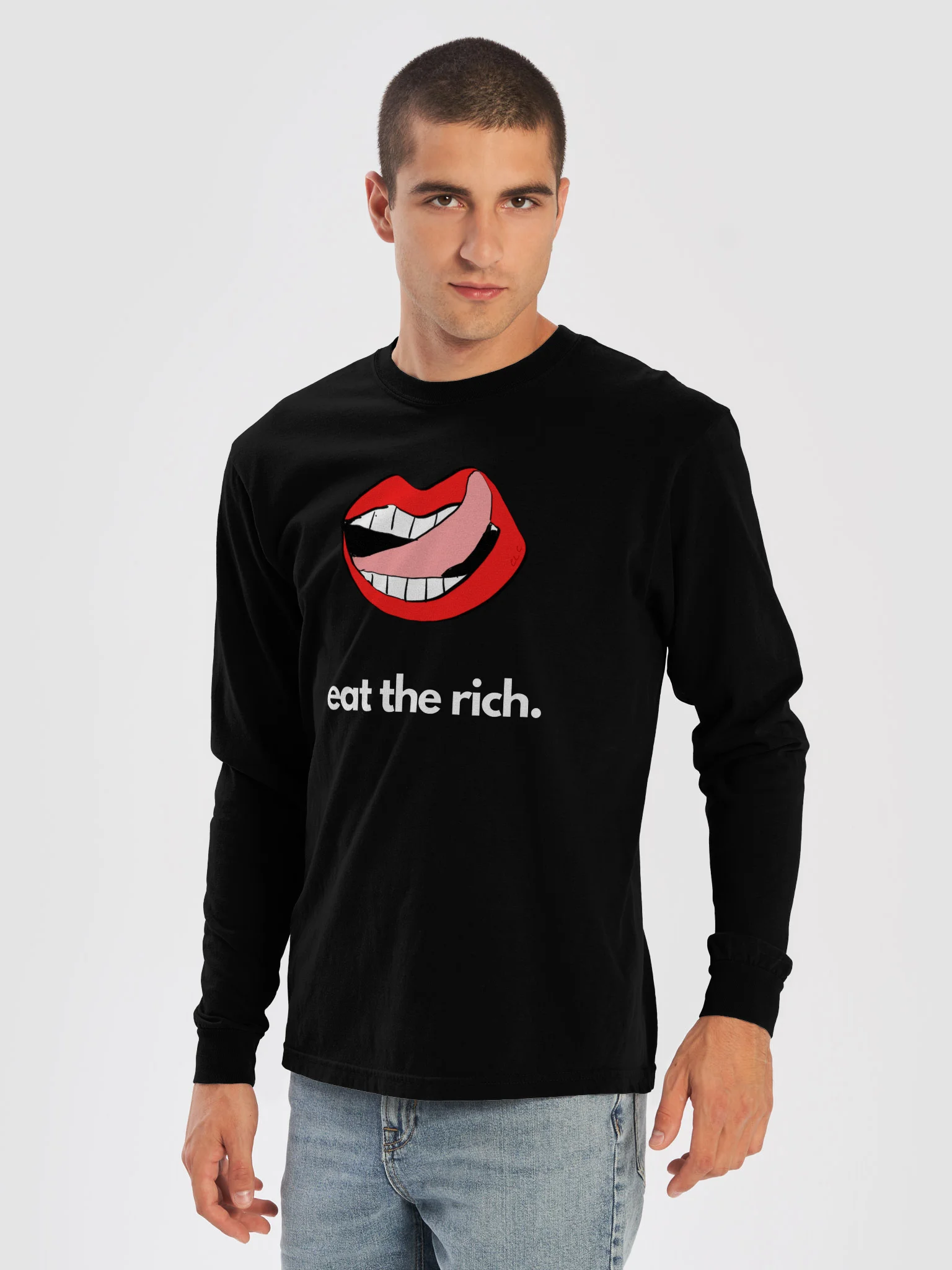 Eat The Rich long sleeve tee product image (28)
