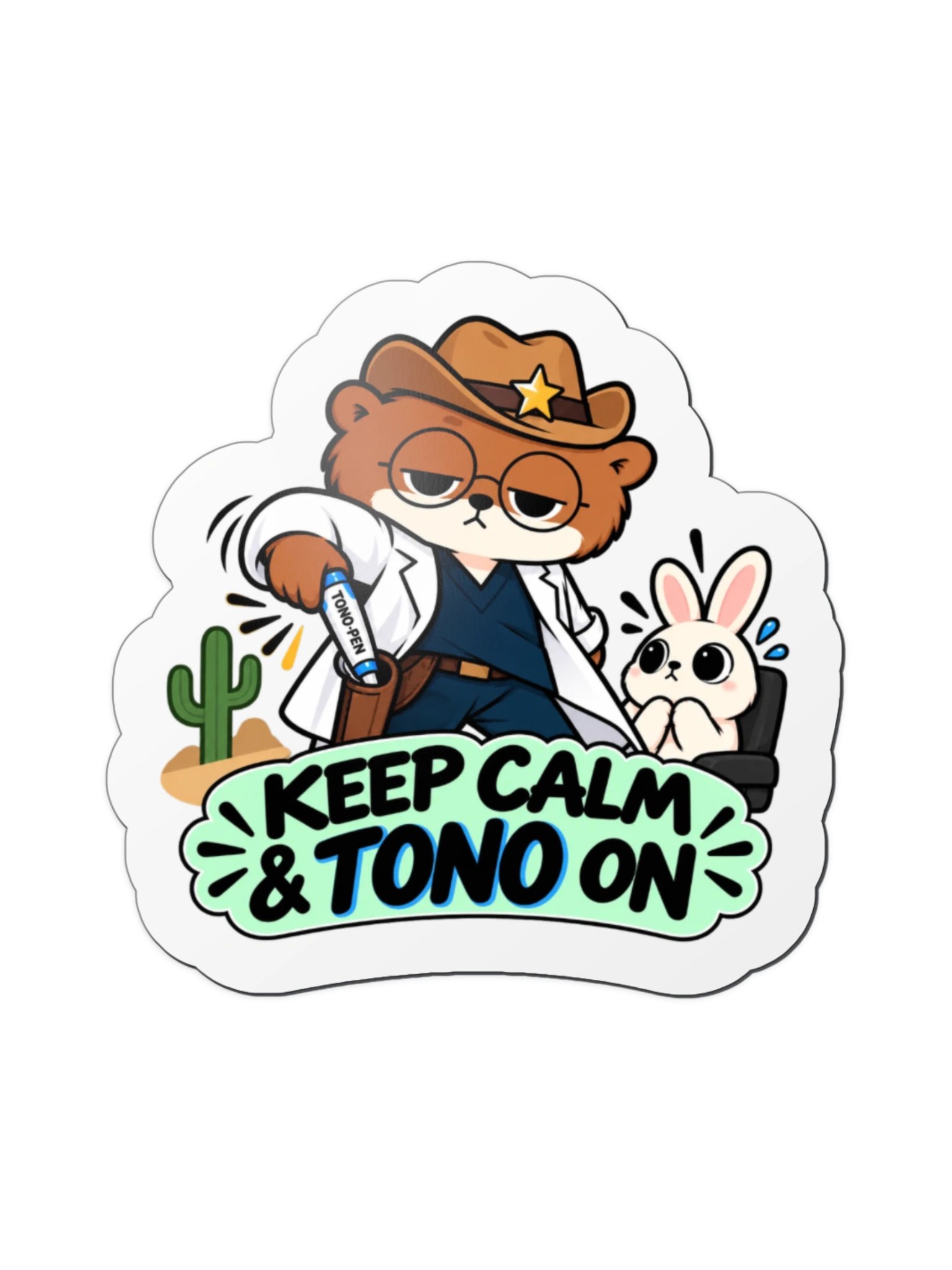Keep Calm & Tono on Magnet product image (2)