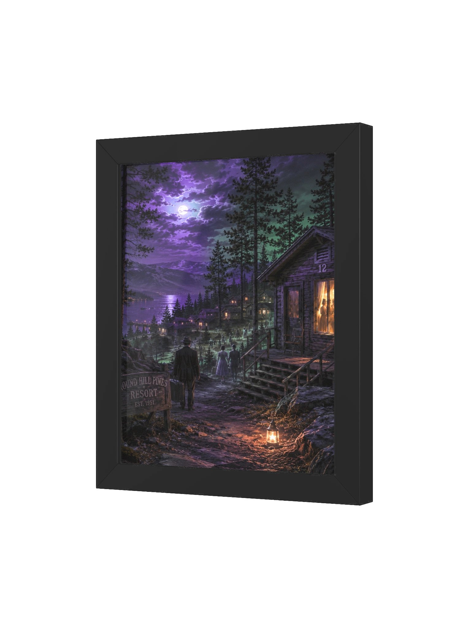 GUESTS THAT NEVER CHECKED OUT FRAMED PRINT product image (3)
