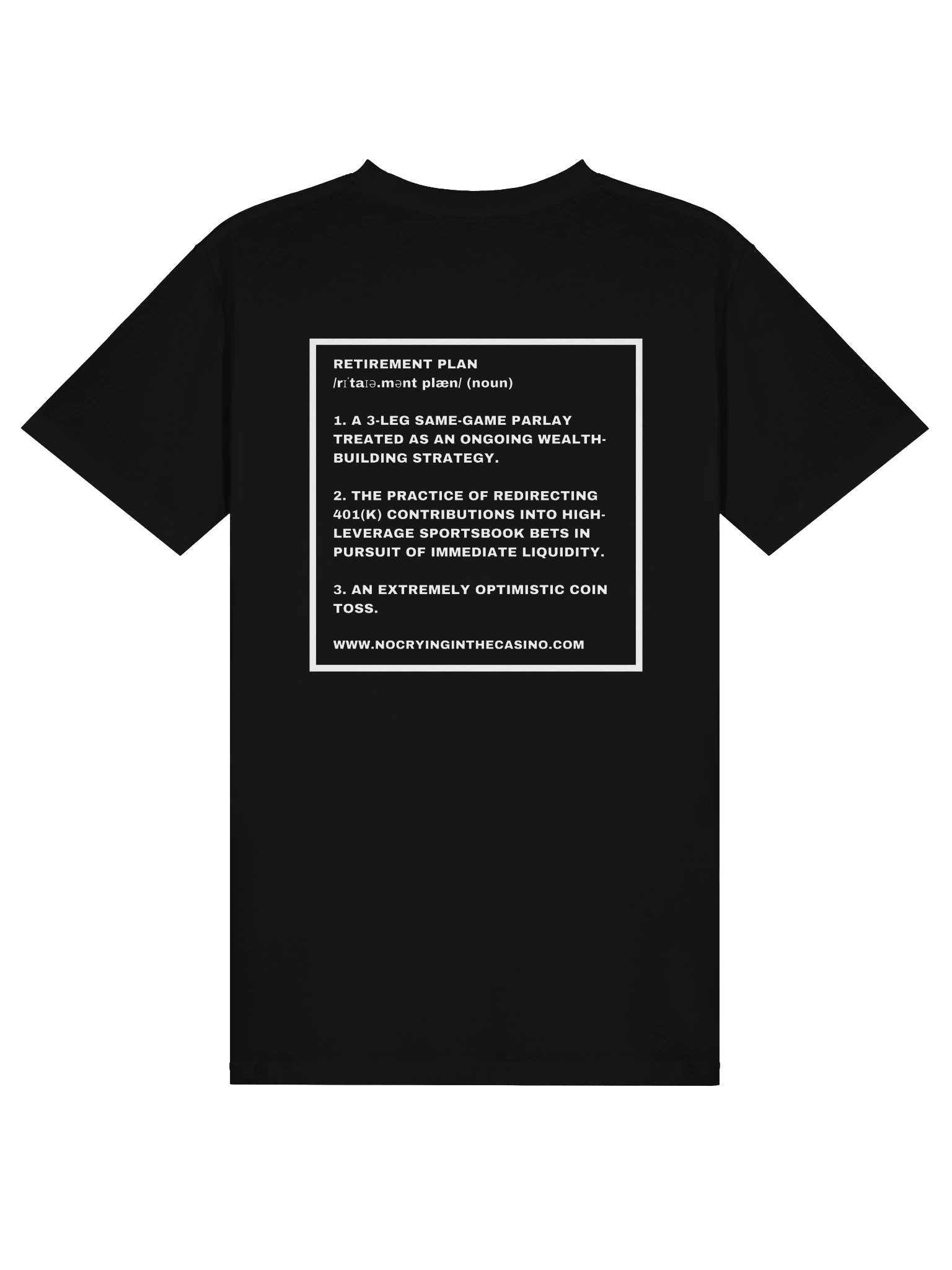 RETIREMENT PLAN T-Shirt (Dark Mode) product image (2)