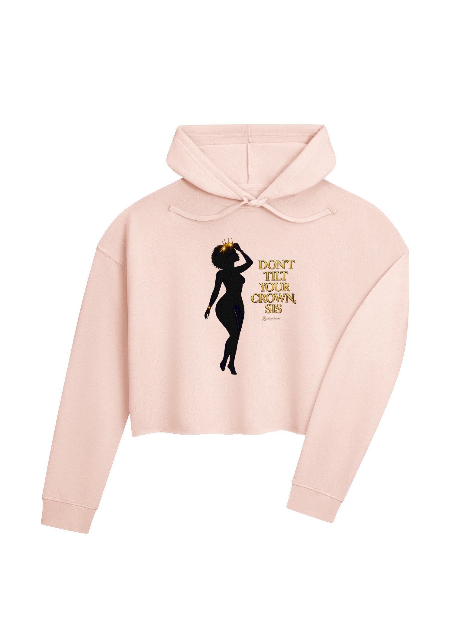 Don't Tilt Your Crown, Sis — Cropped Hoodie product image (4)