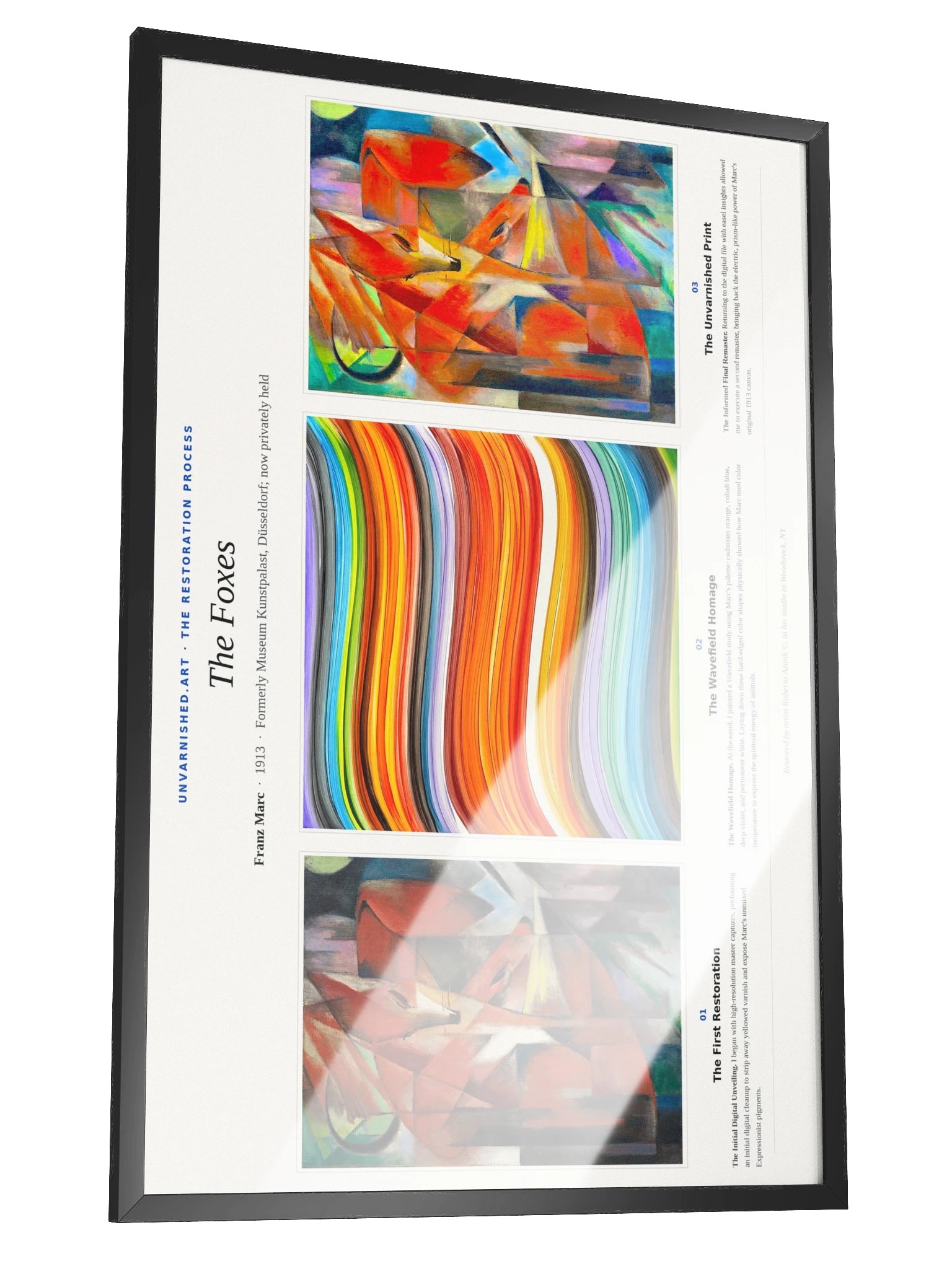 The Foxes — Framed Process Poster product image (2)