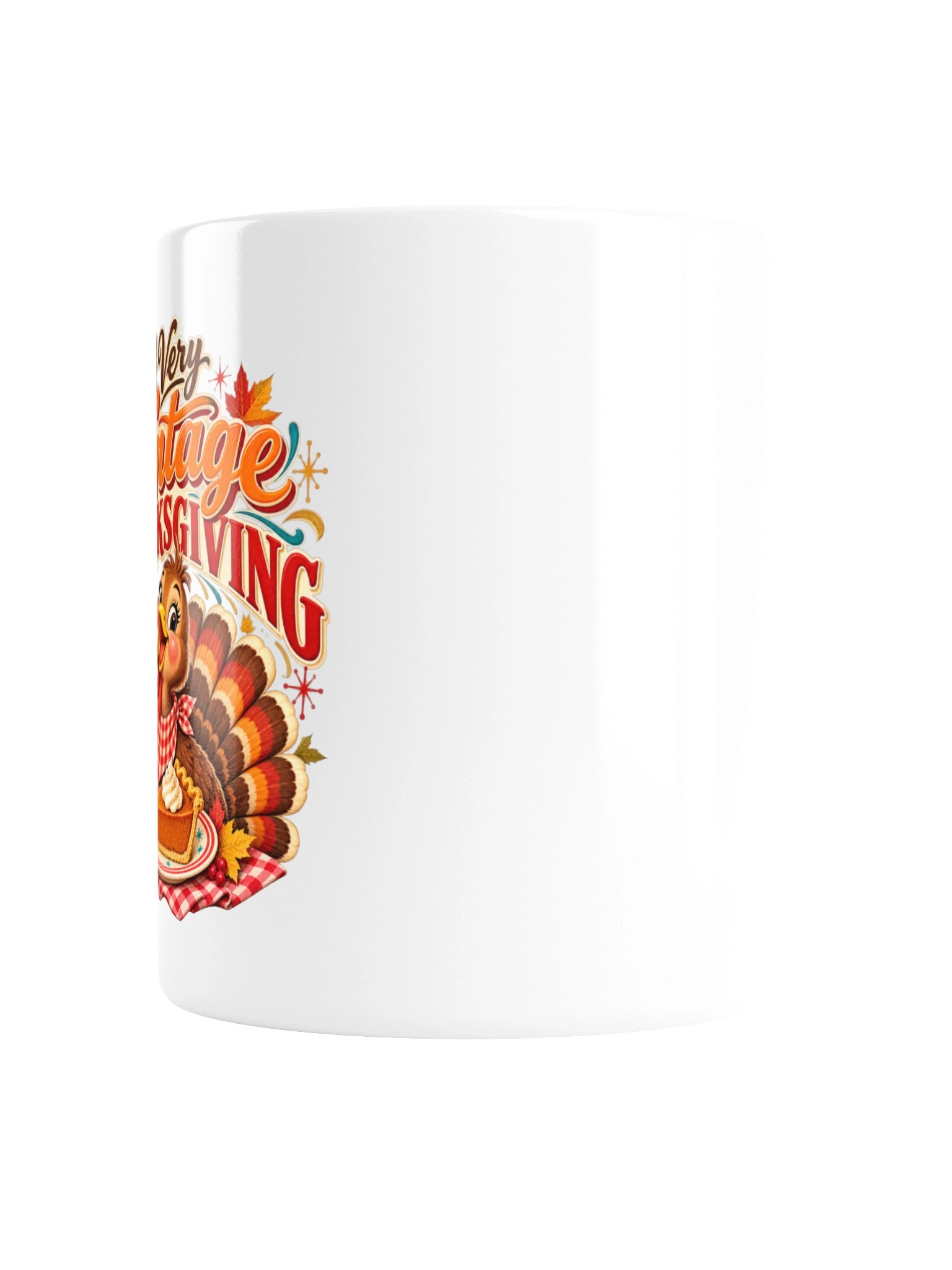A Very Vintage Thanksgiving — Retro Thanksgiving Mug product image (4)