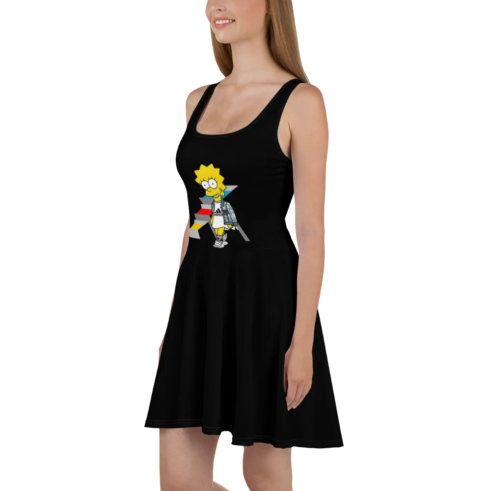 Vestido skater con estampado integral product image (1)