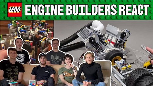 Episode 1 of LEGO engine builders react is out now!