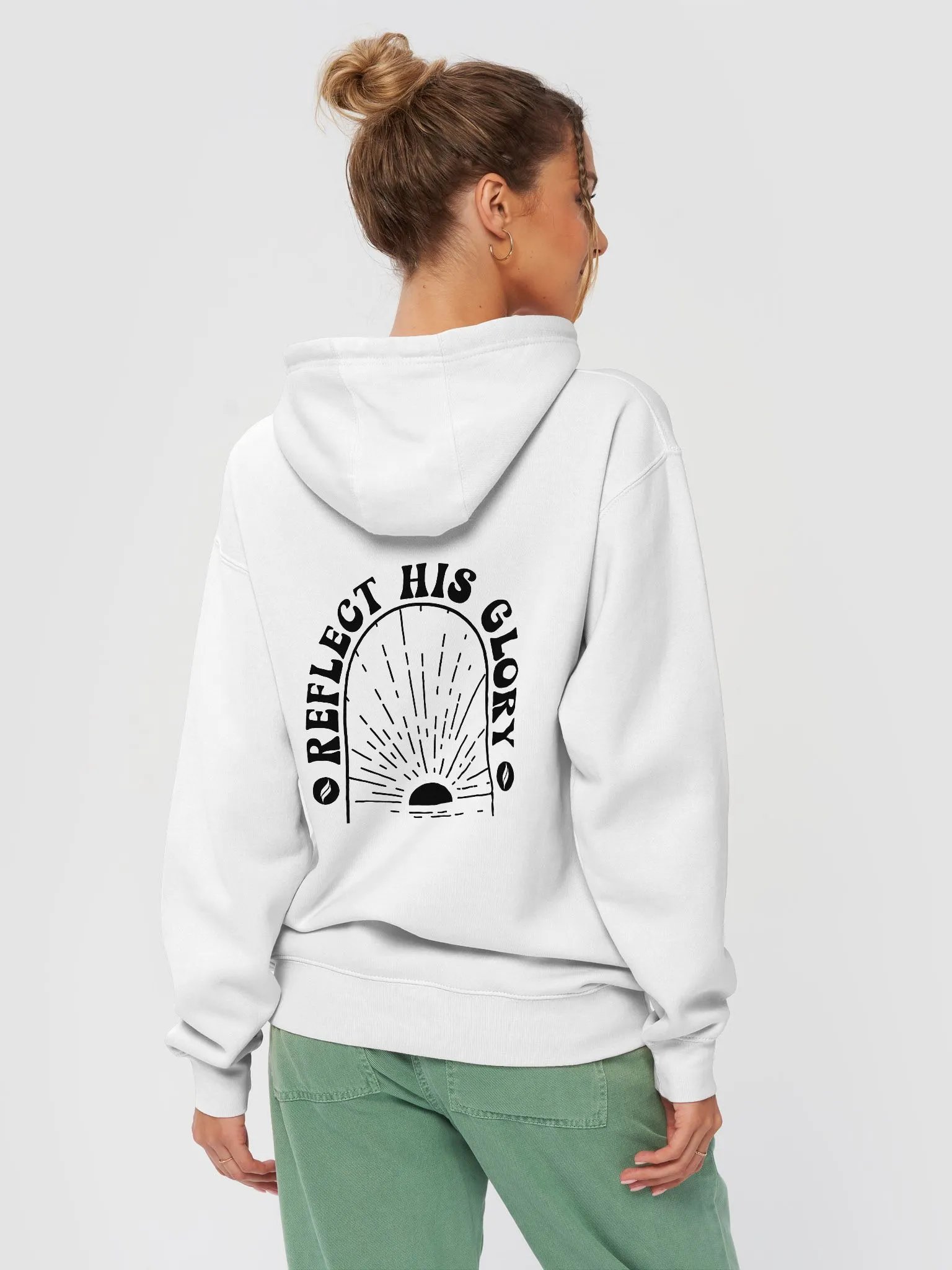 Reflect His Glory Hoodie | Black product image (20)