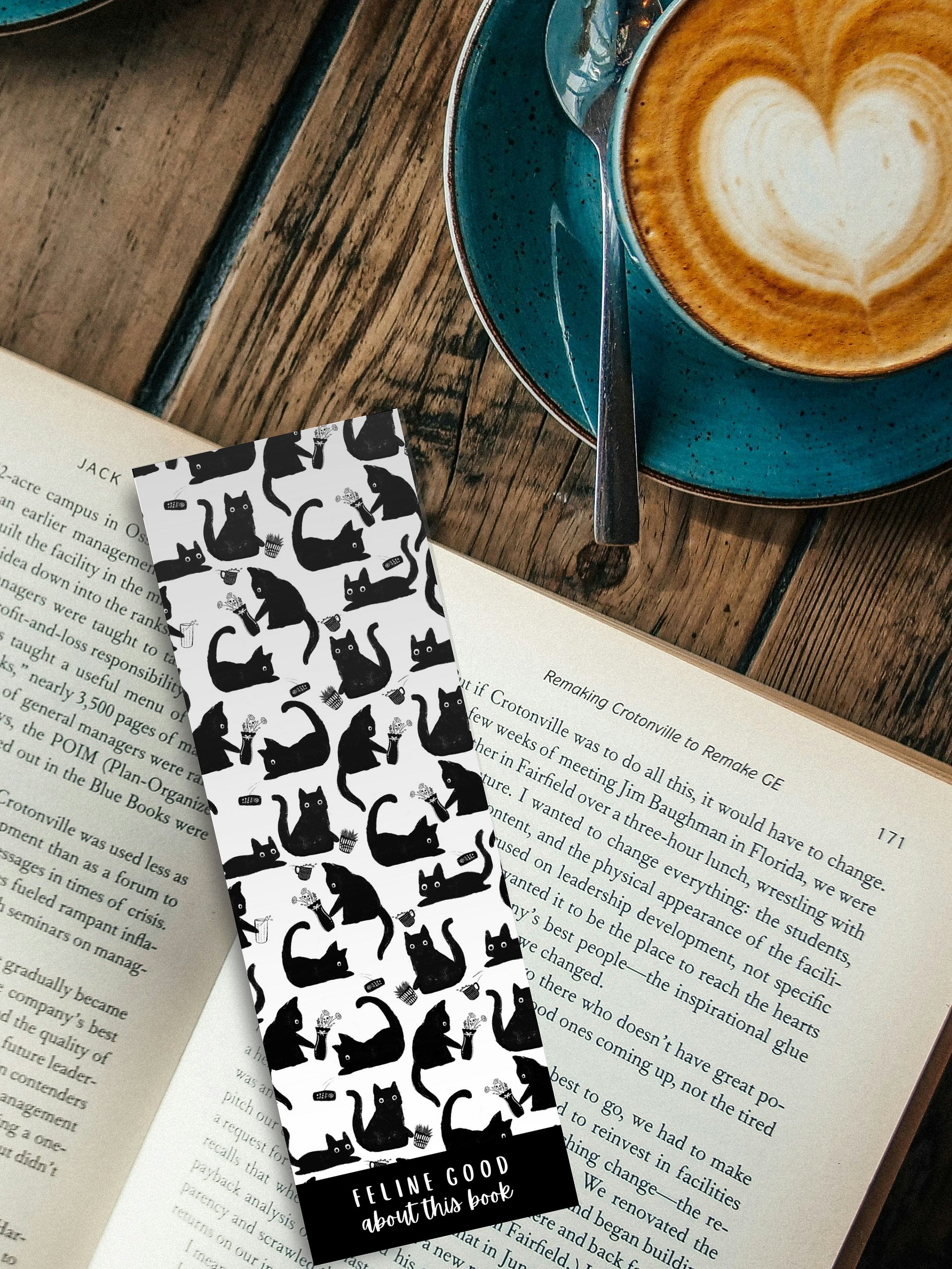 2026 Printable Reading Journal Bookmarks - Cat Themed product image (9)