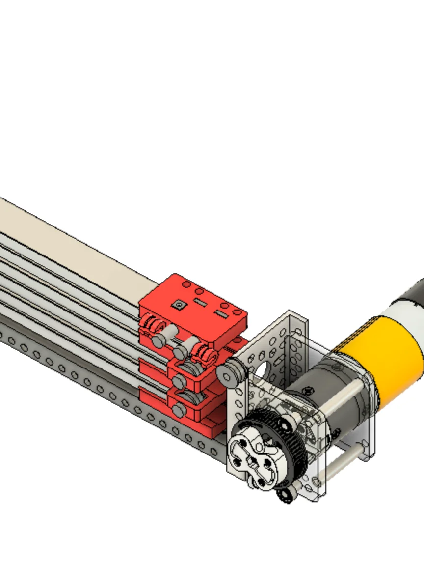 Misumi Belt Driven Linear Slide CAD product image (1)