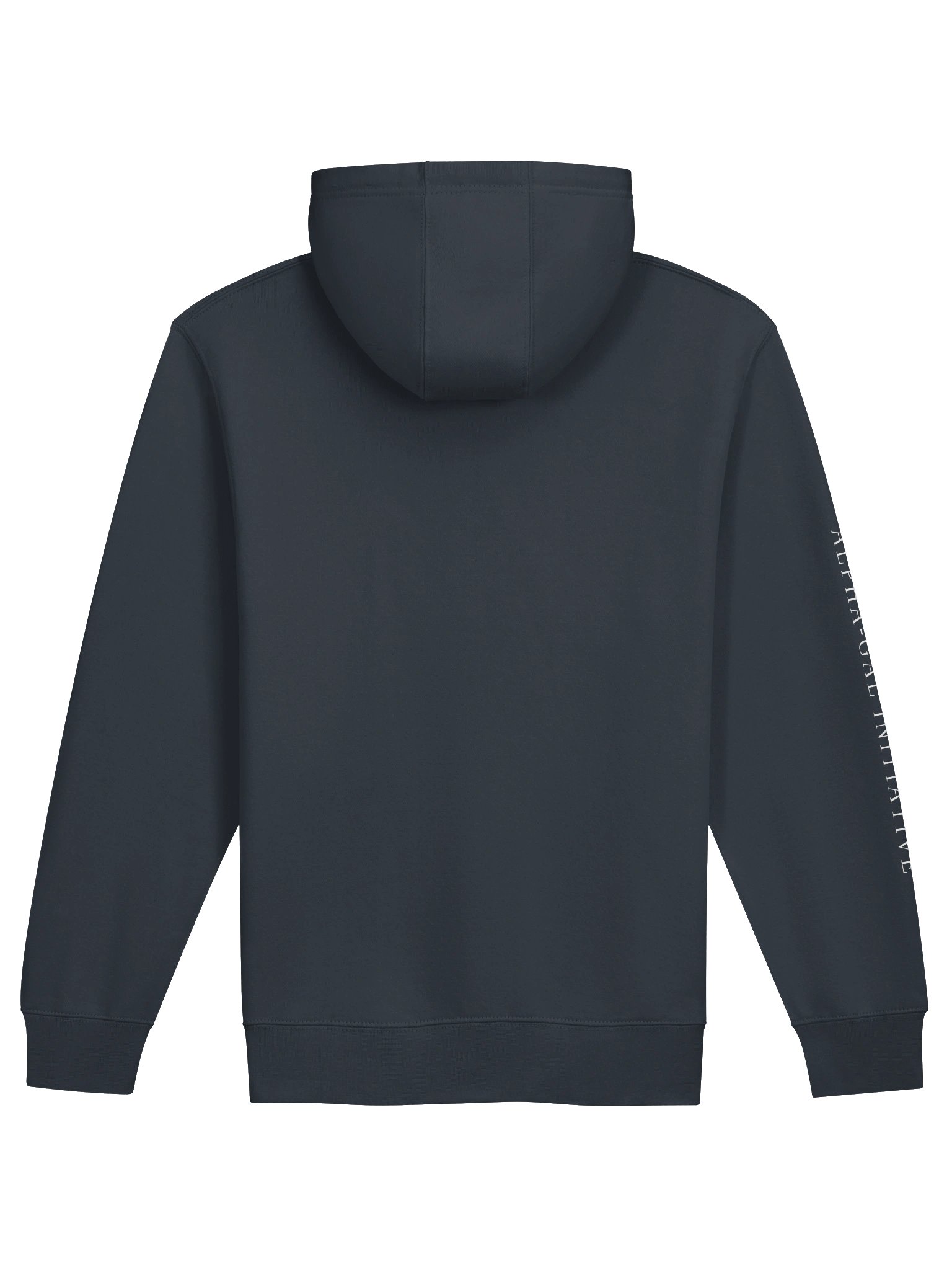 Navy / White Unisex Zip Hoodie product image (2)