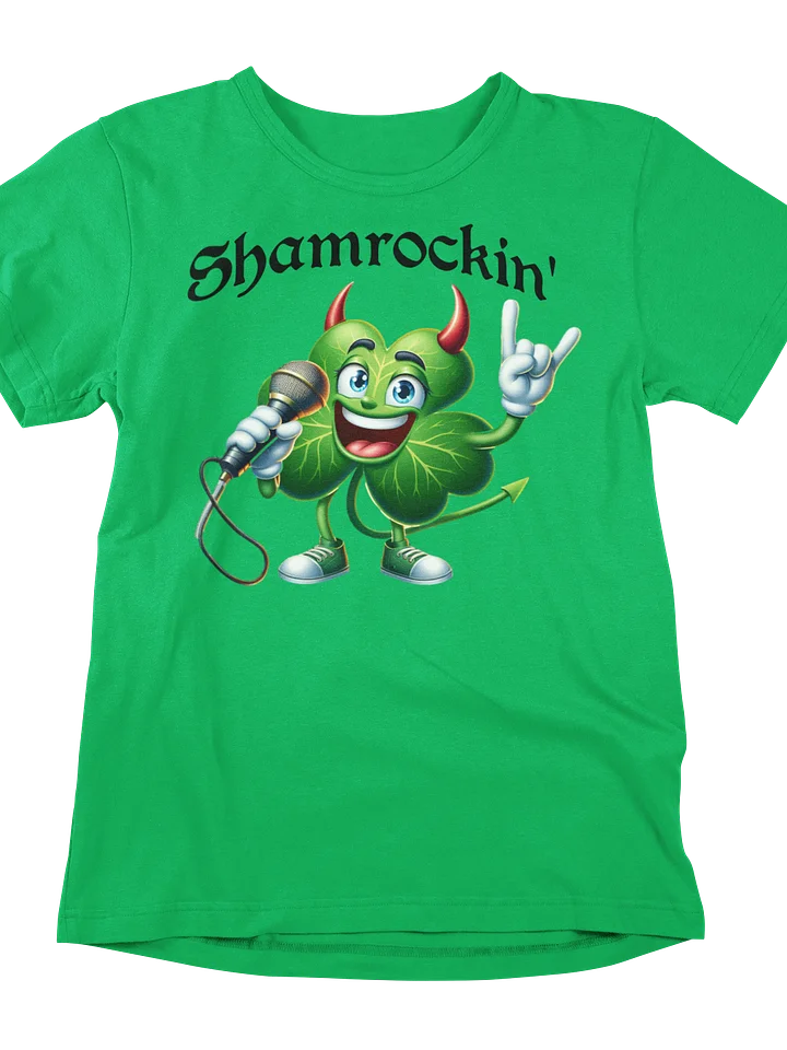 Shamrockin' Rockstar Tee: Unleash Your Inner Irish Rock God! product image (4)