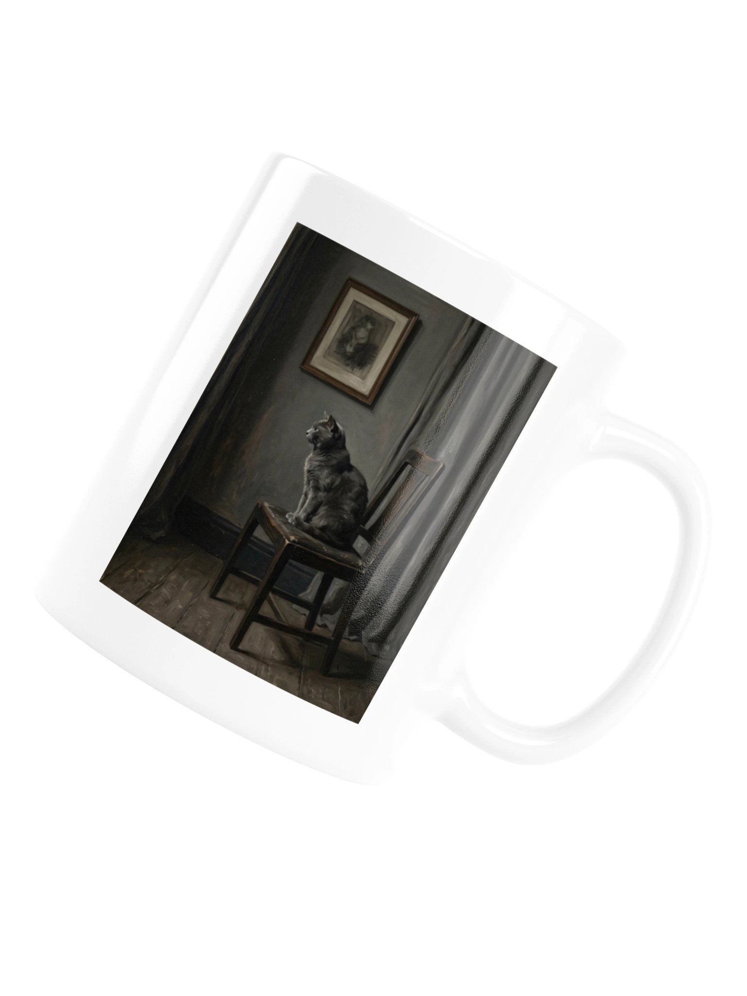 Arrangement in Grey Cat Mug product image (6)