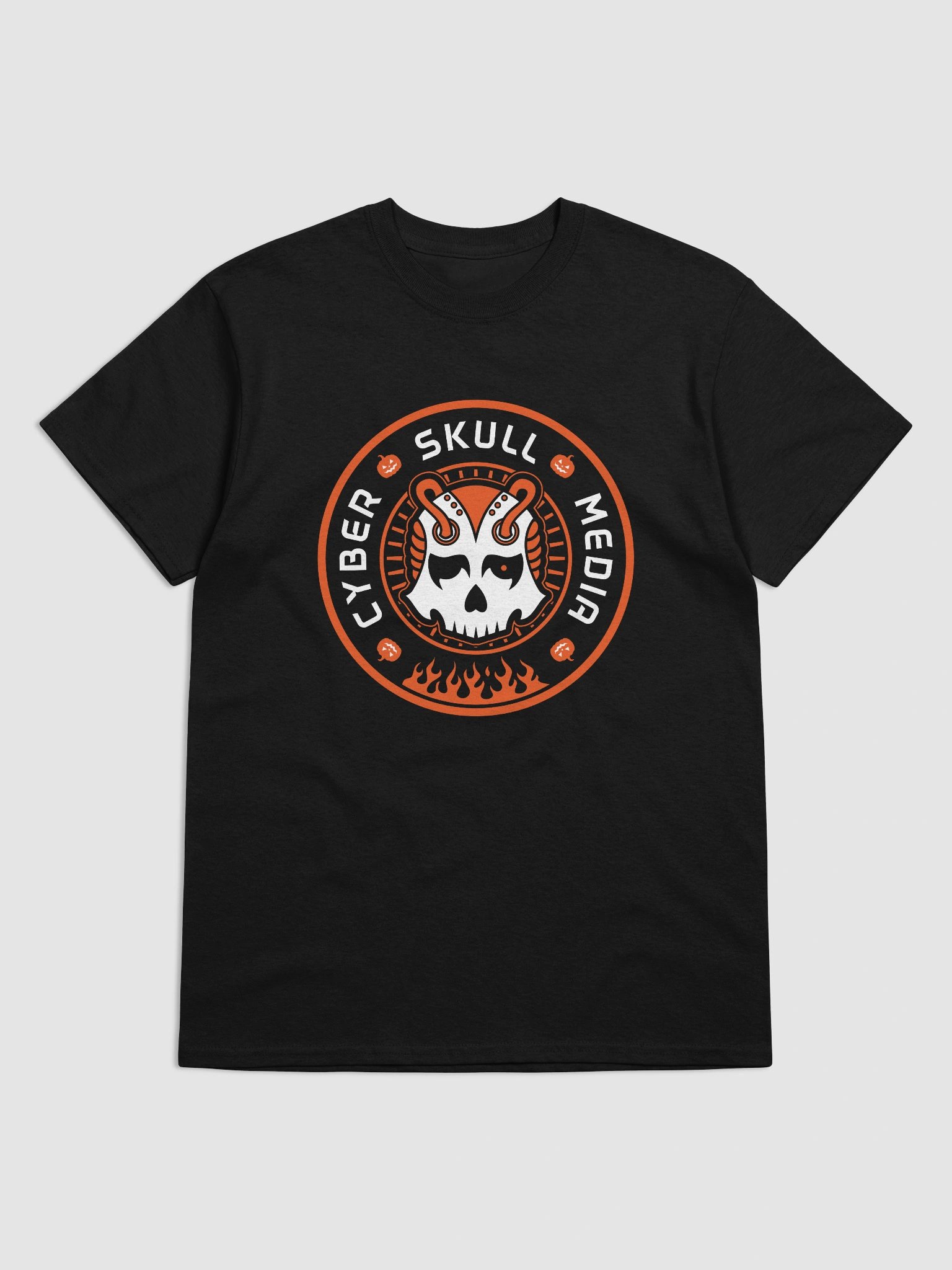 Cyber Skull Halloween Logo Tee (Basic) product image (5)