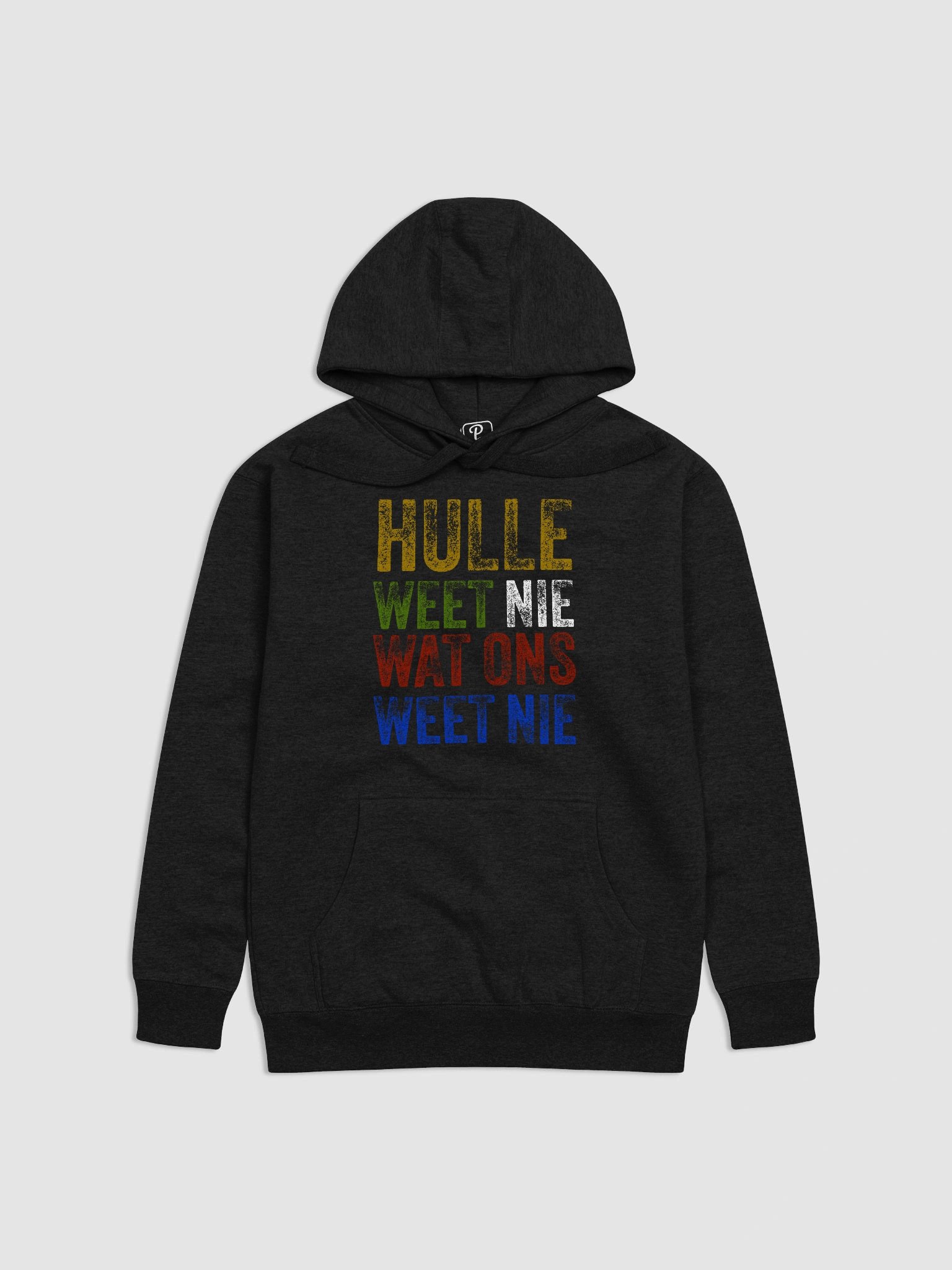 Hulle weet nie wat ons weet nie Spectrum Tri-Layer Unisex Hoodie product image (1)