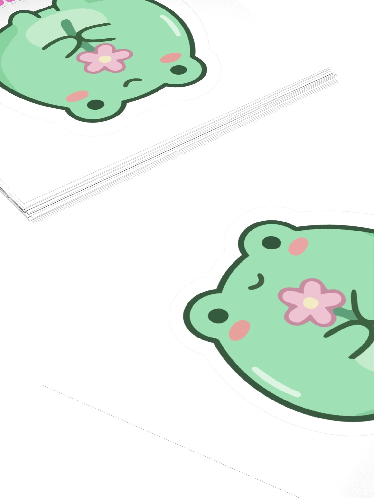 Mint Frog #Kindness Kiss-Cut Sticker product image (11)