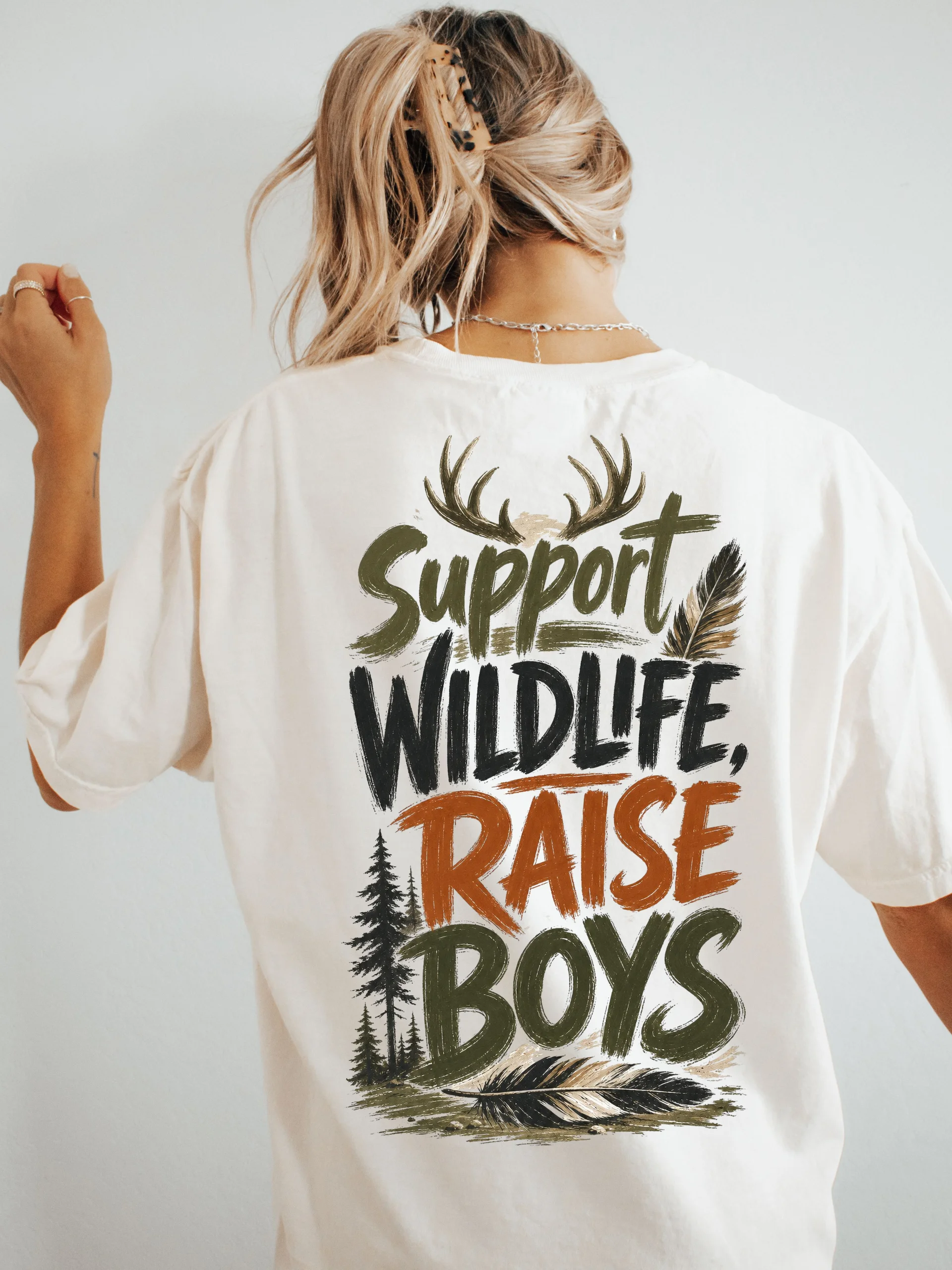 Support Wildlife Raise Boys - Brush Stroke product image (2)