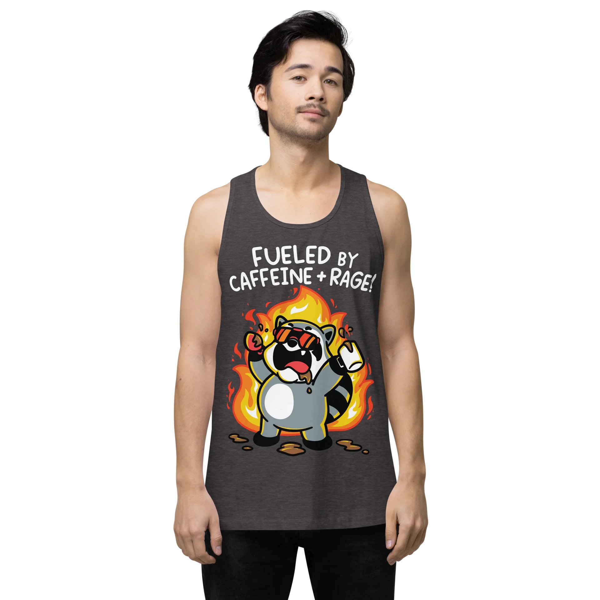 Caffeine & Rage Men's Tank Top product image (1)