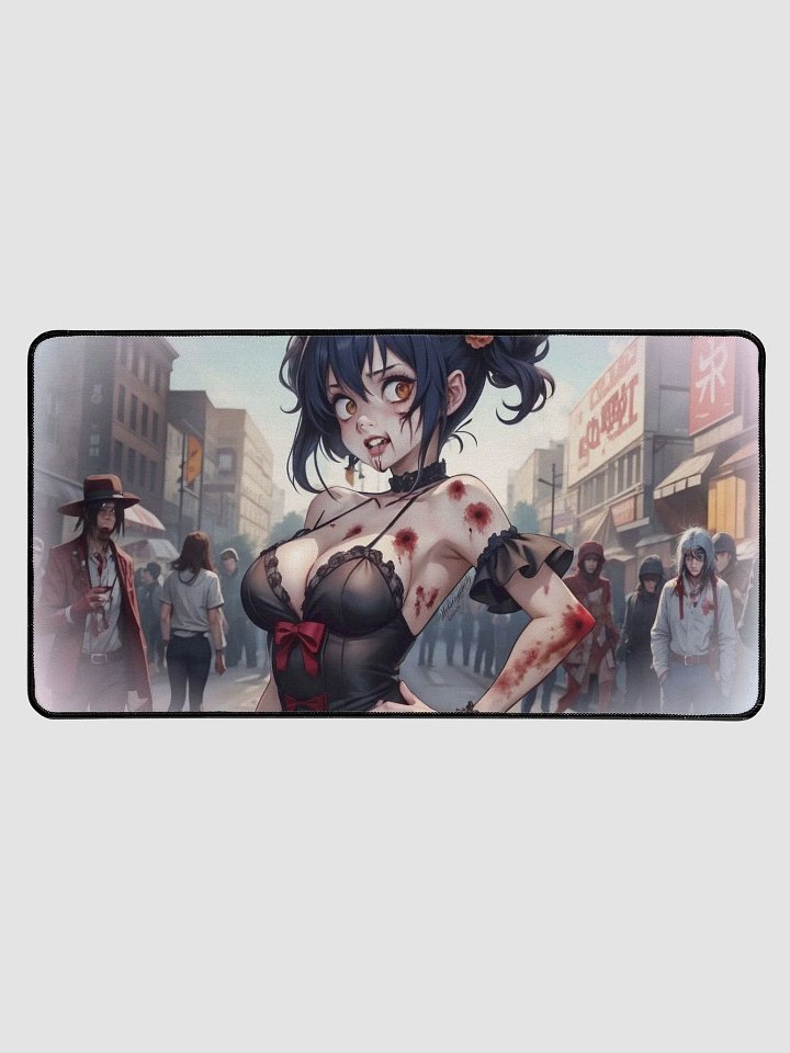 Bloodied Sins - V1 Zombie Pinup Anime Desk Mat product image (1)