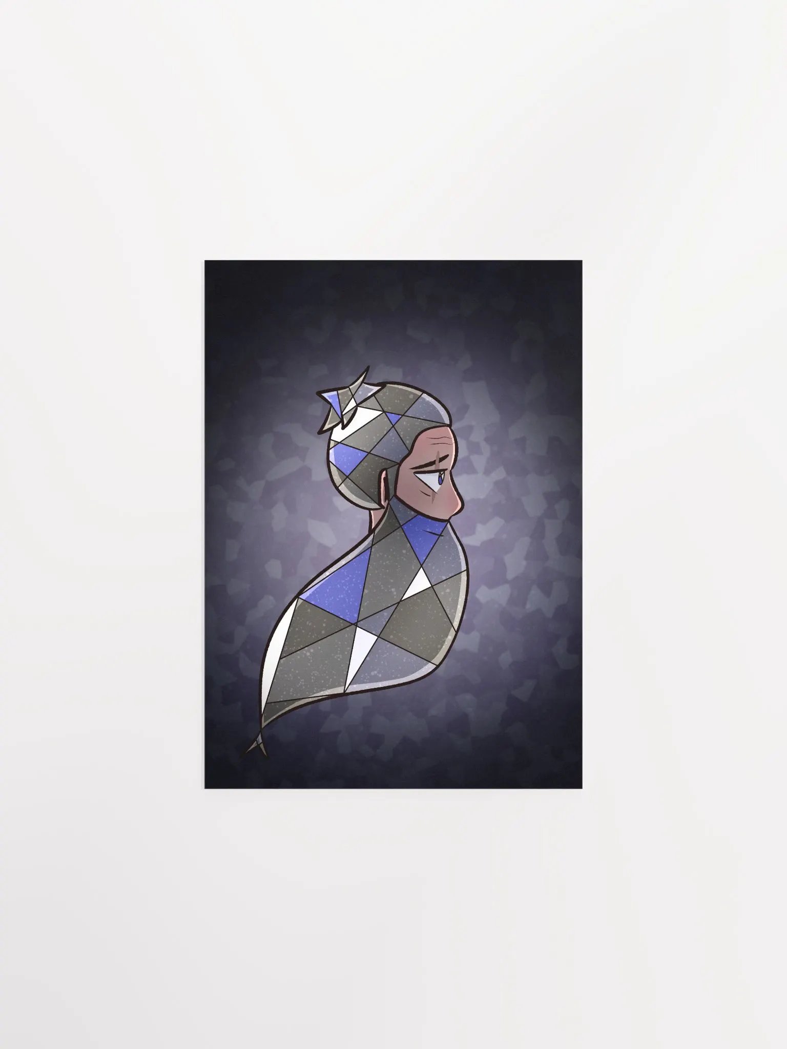 Blackbeard Stained Glass Print product image (1)