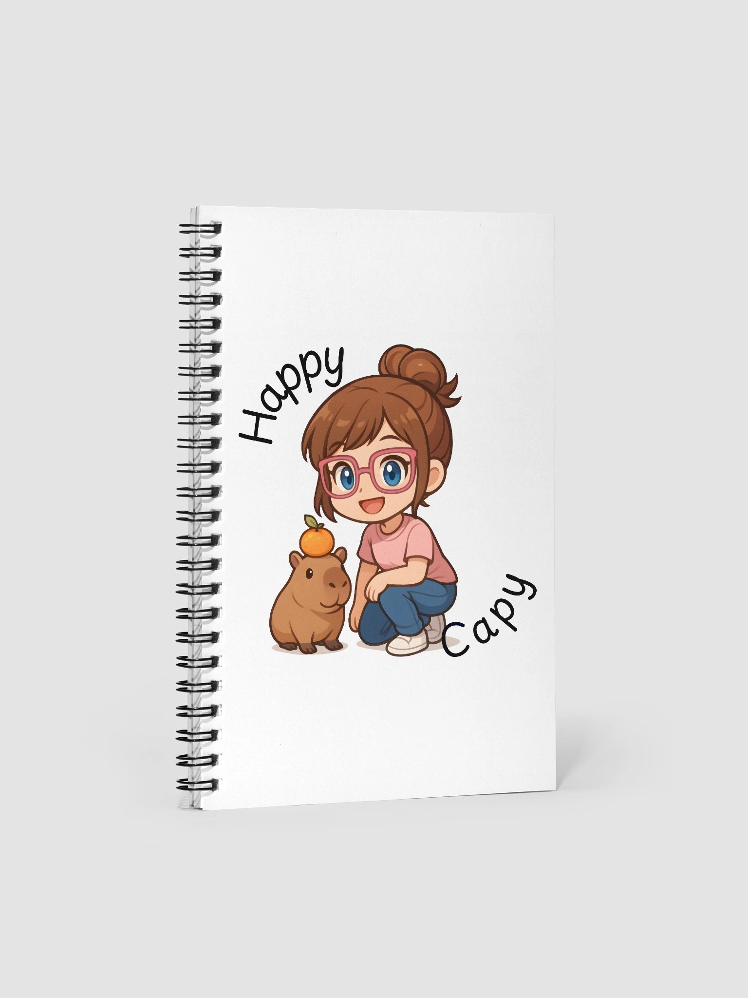 Happy Capy Spiral Notebook product image (1)