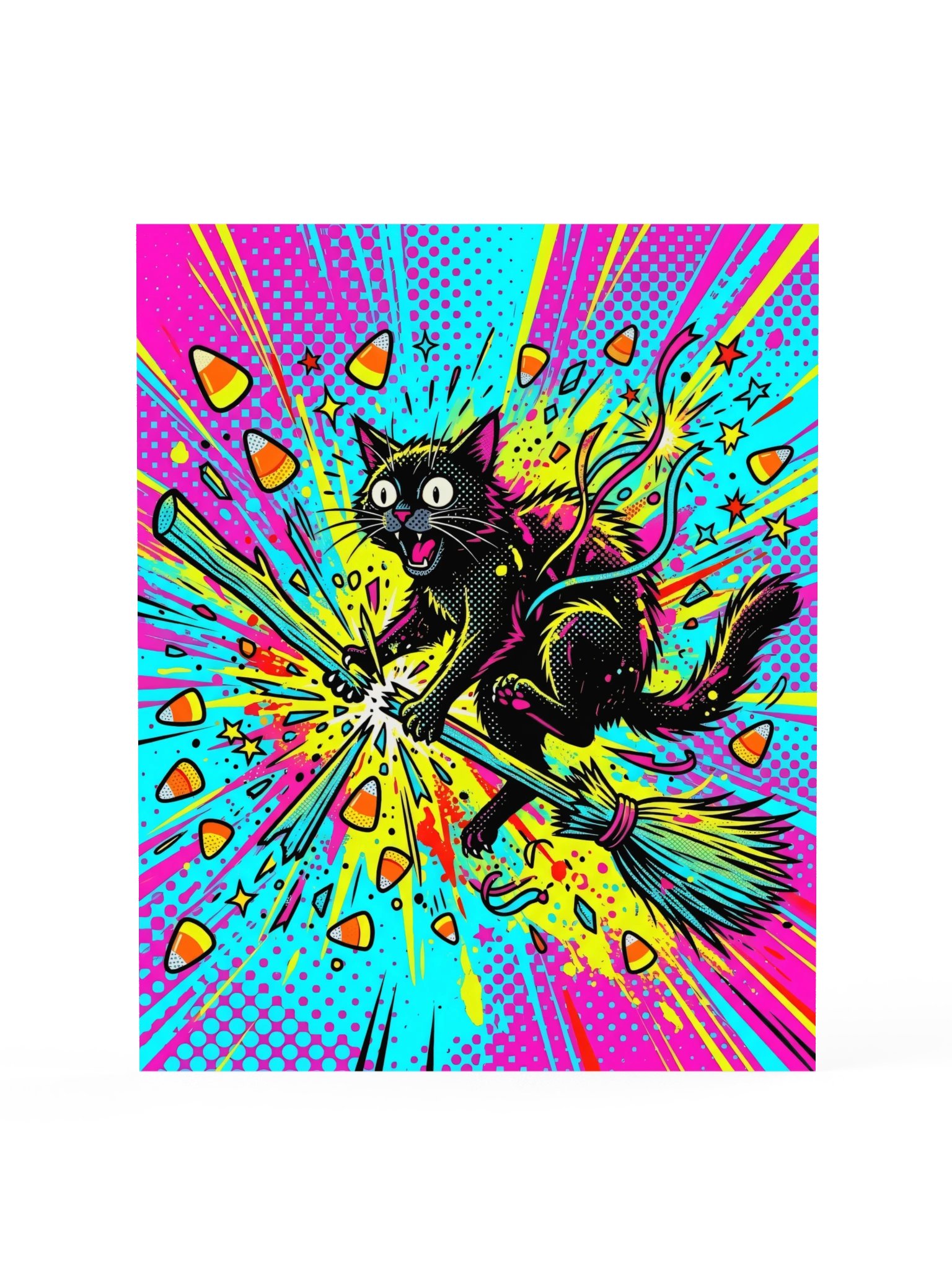 Broom Crash Cat Poster product image (15)