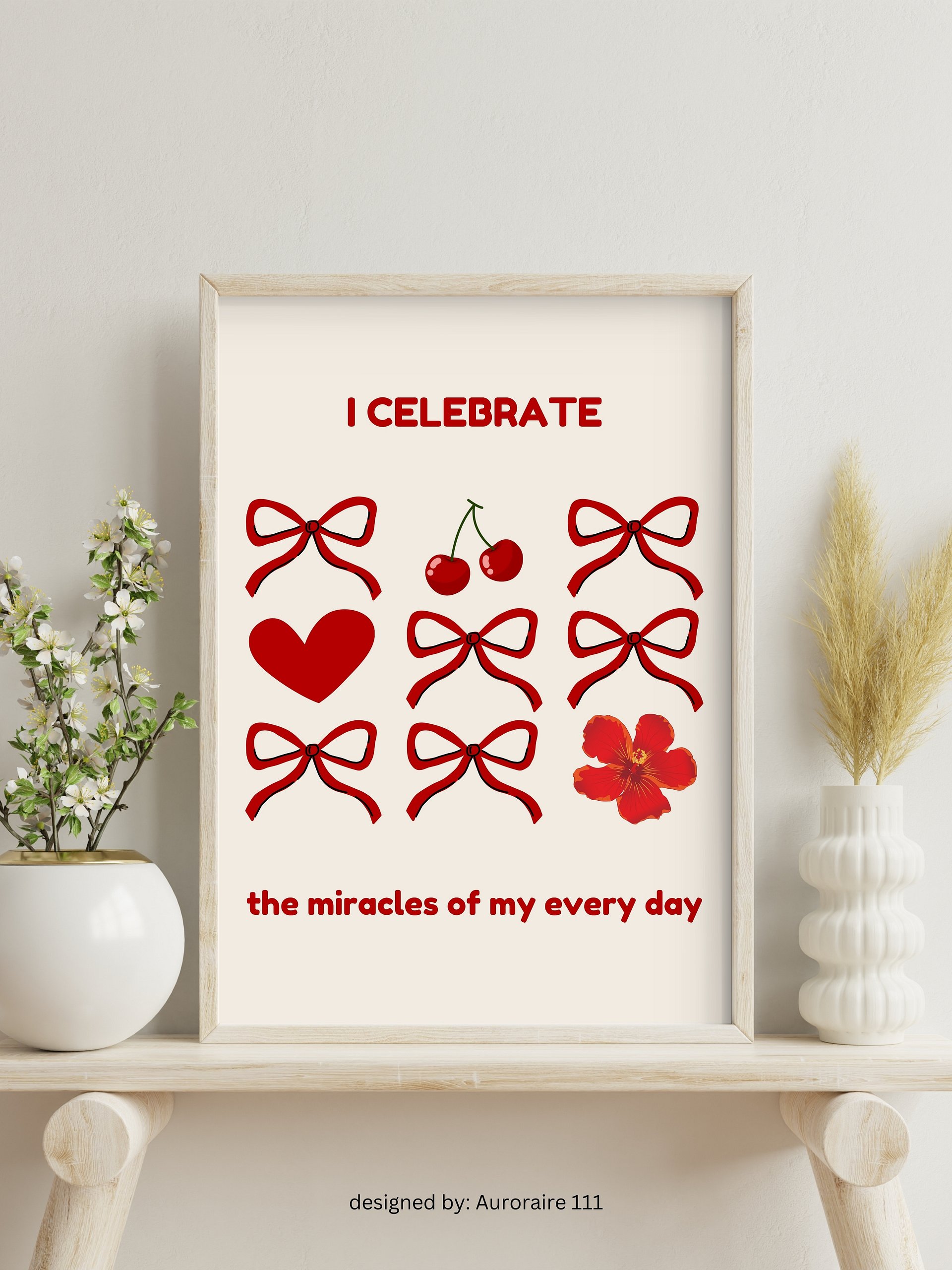 I Celebrate - Printable Wall Art | Digital Poster Download | Multiple Sizes Included product image (2)