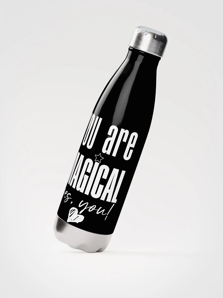 You are Magical Stainless Steel Bottle - black product image (2)