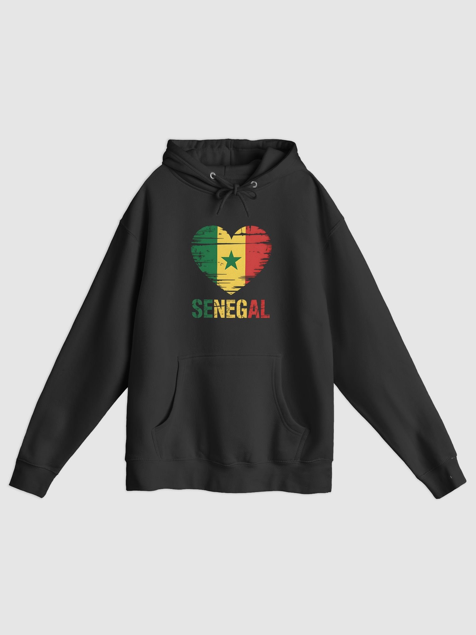 Senegal Flag Senegal Love Heart Senegalese Flag Hoodie product image (2)