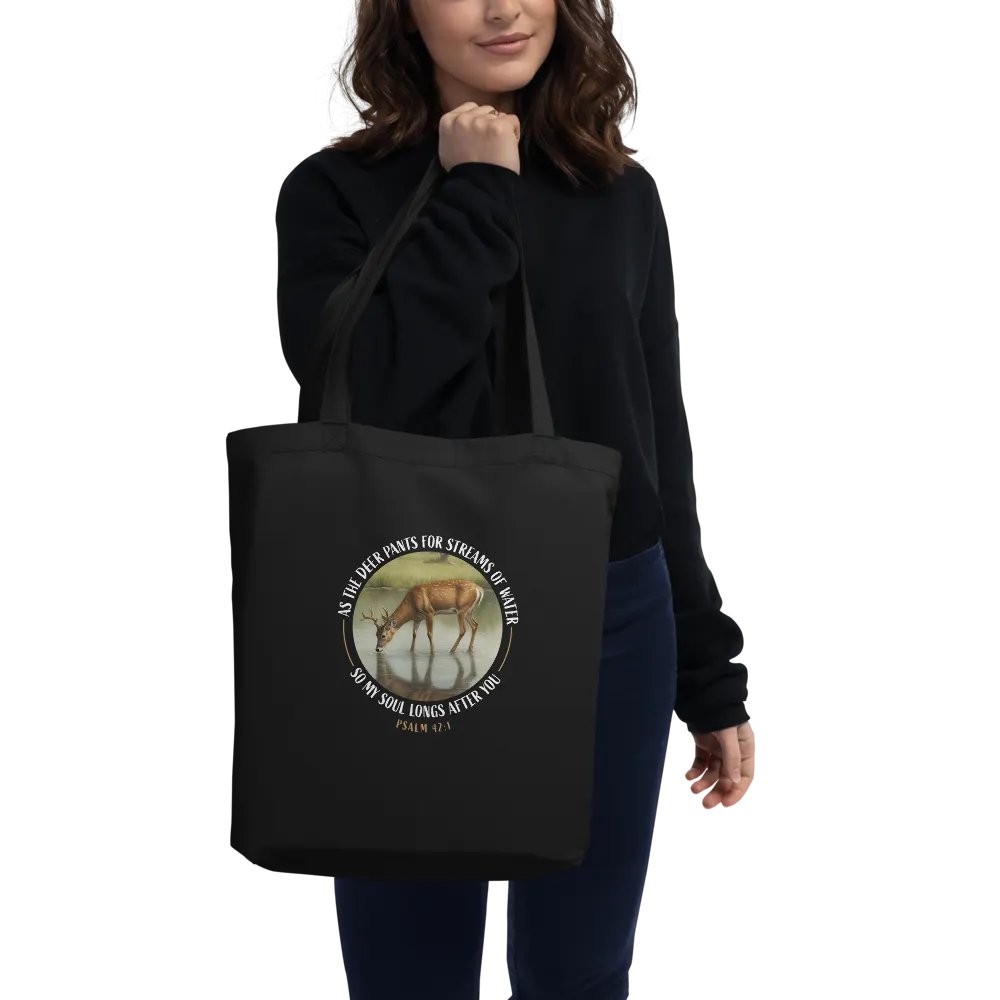 As the Deer Psalm 42:1 Tote product image (1)