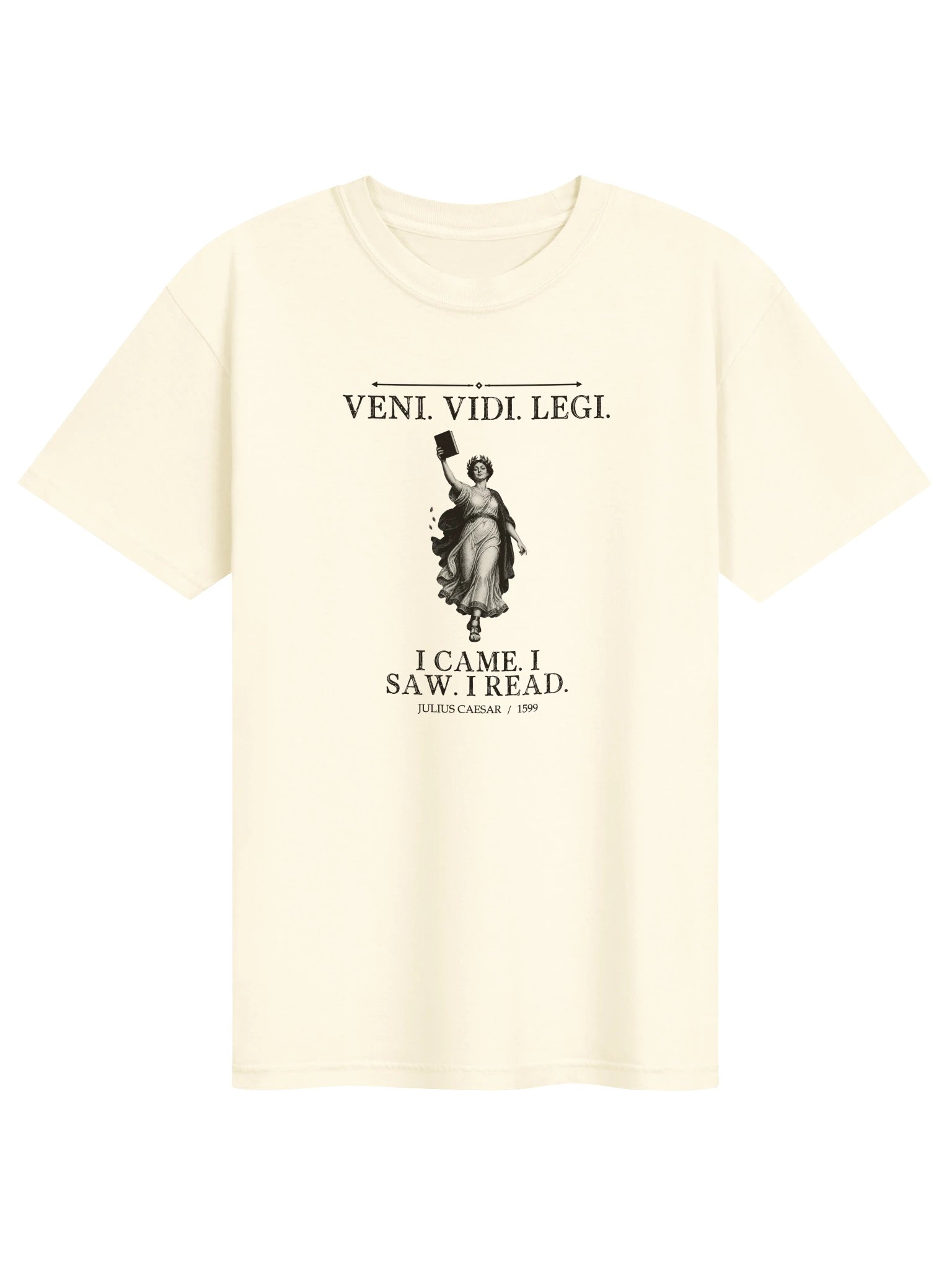 Veni Vidi Legi -- Julius Caesar Tee (Light) product image (1)