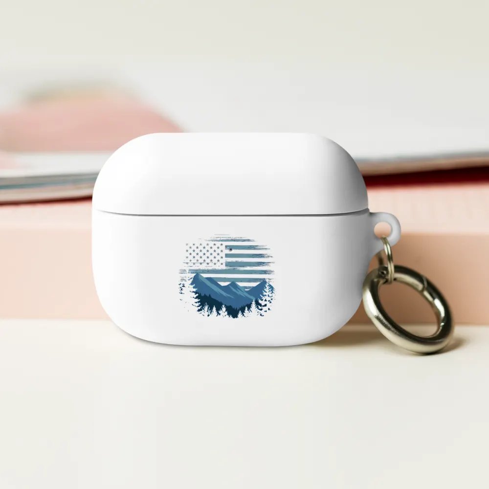 Patriotic Peaks AirPods Case product image (93)