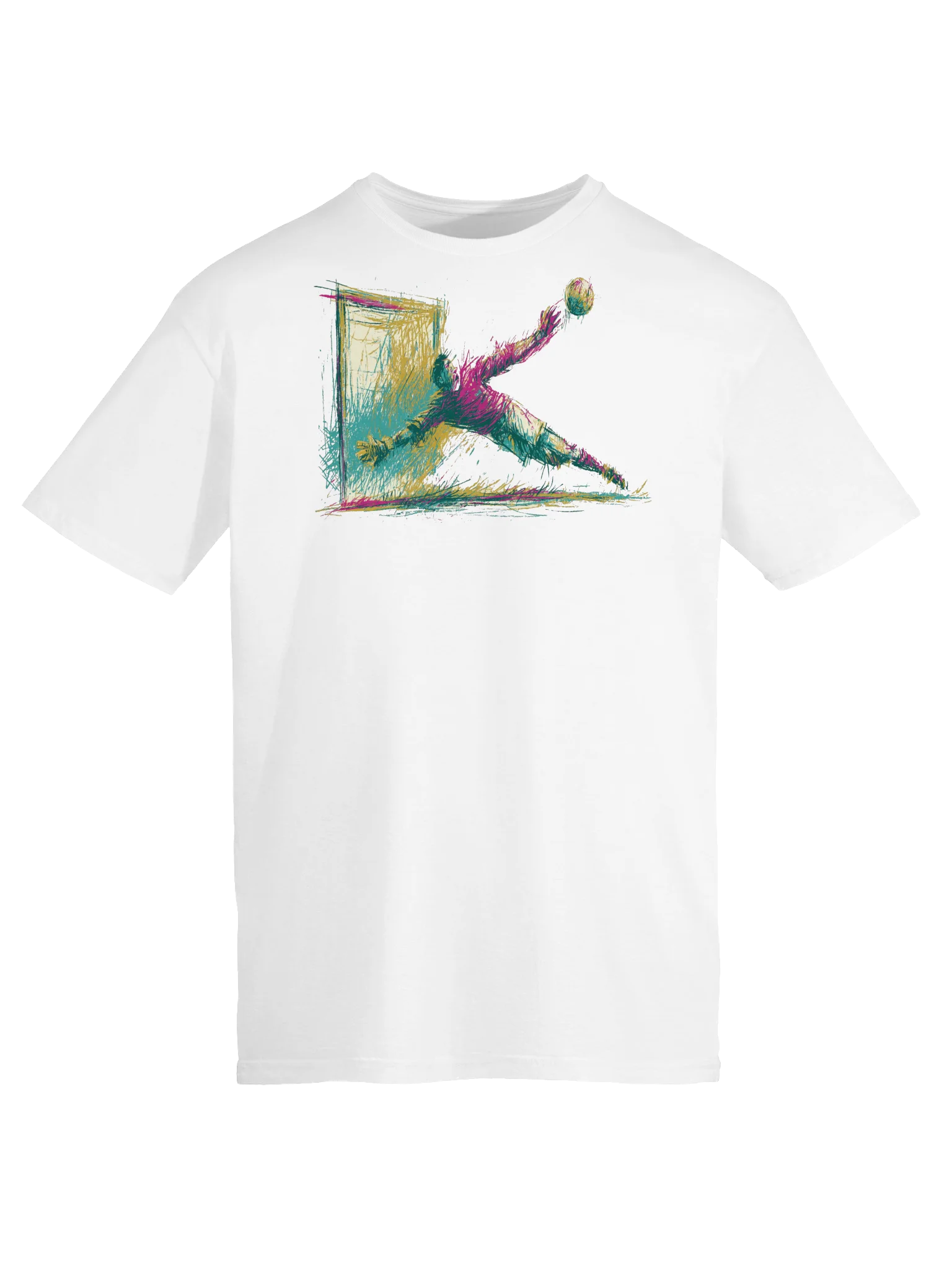 The Goalkeeper Dives Sketch Tee product image (5)