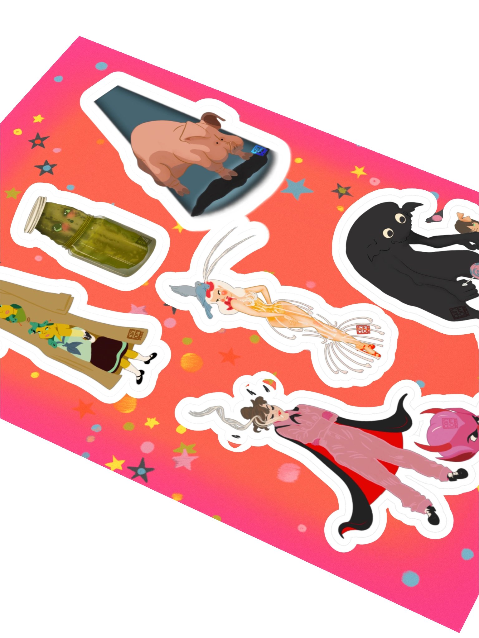 Monster Mayhem 2026 Sticker Sheet 4 product image (3)