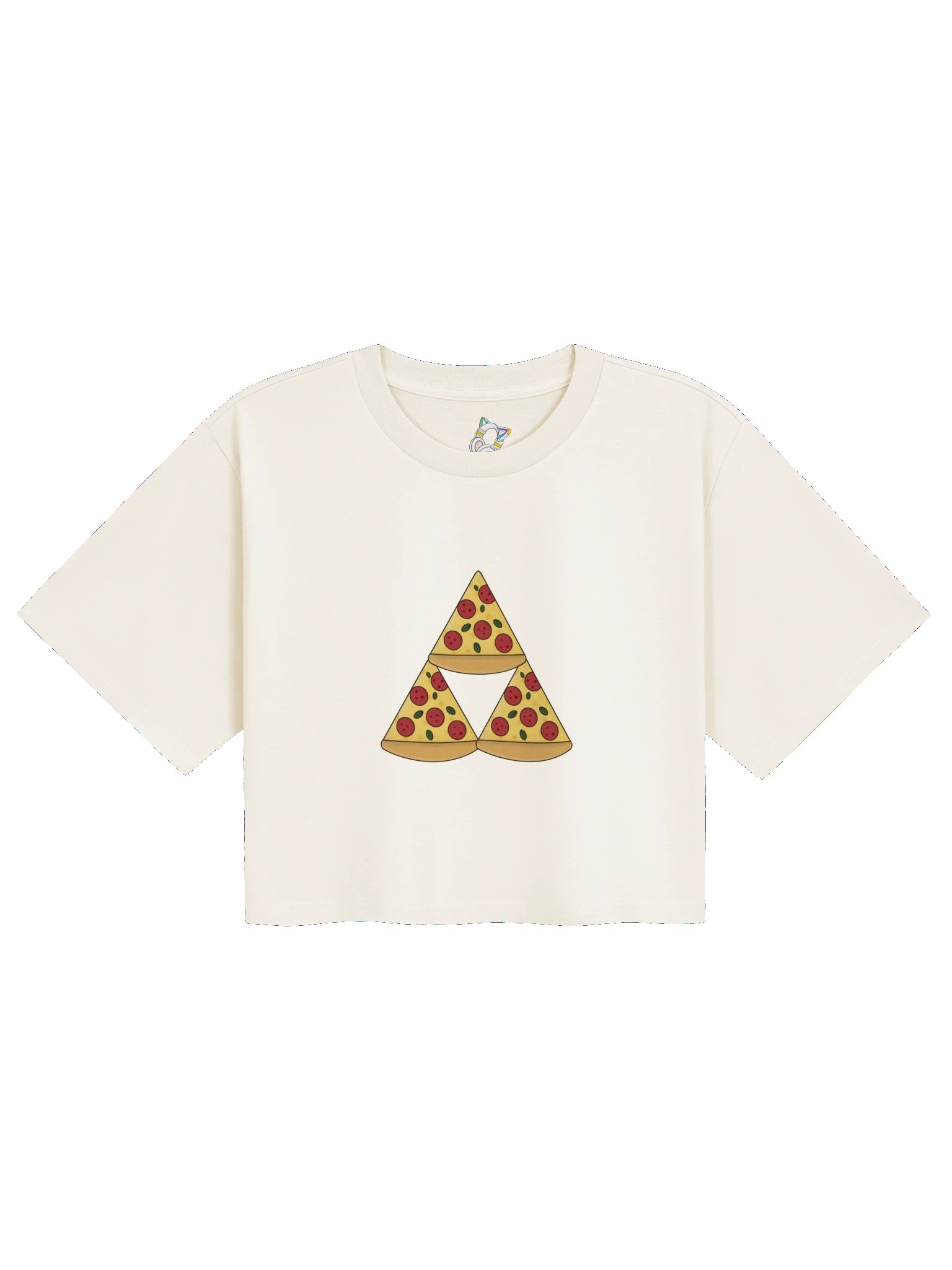Triforce of Pizza Crop Top product image (2)