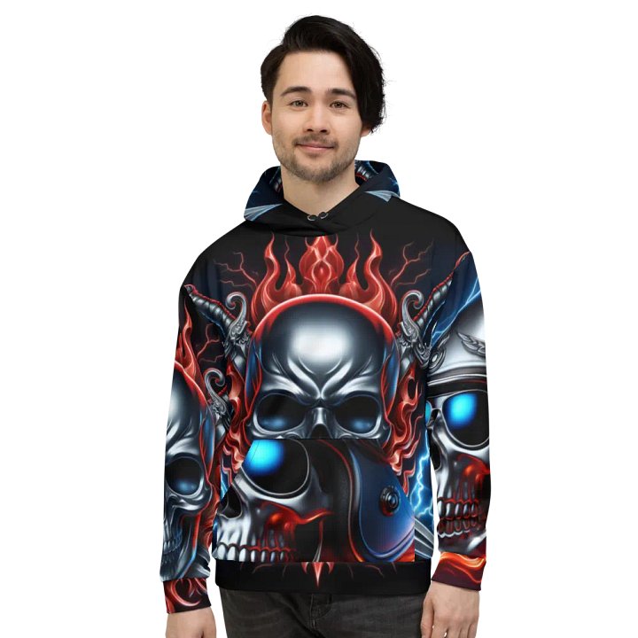 Energetic Skull Clothing - Unisex Skull Hoodie #33 product image (2)