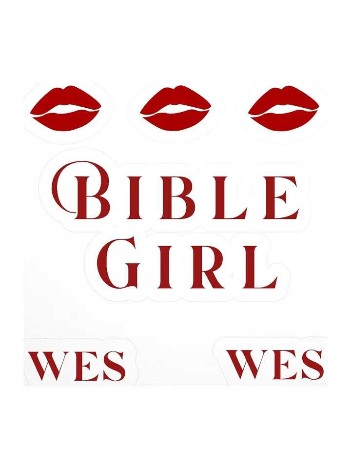 Bible Girl Sticker Sheet product image (1)