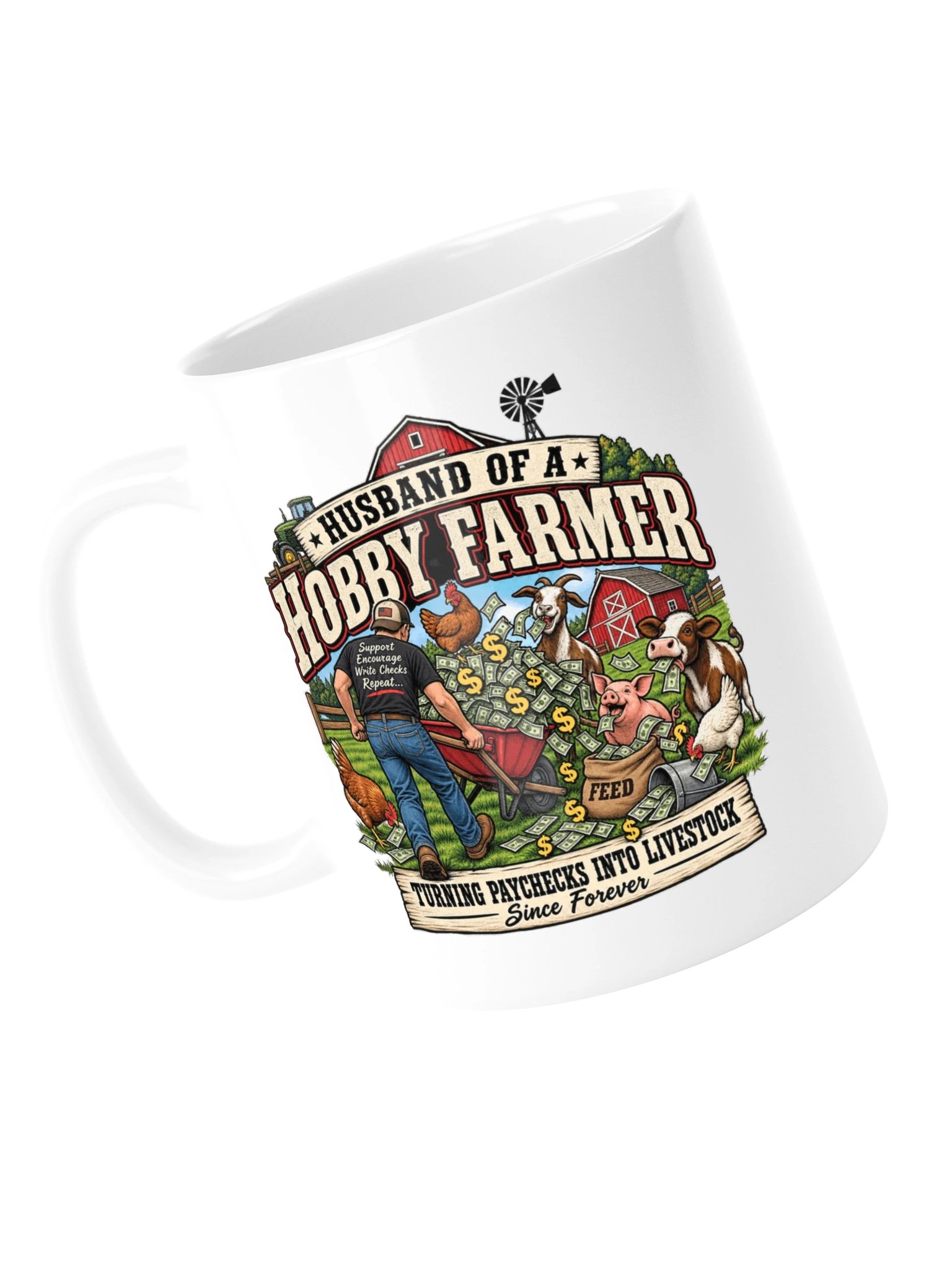 Husband of a Hobby Farmer Mug product image (5)