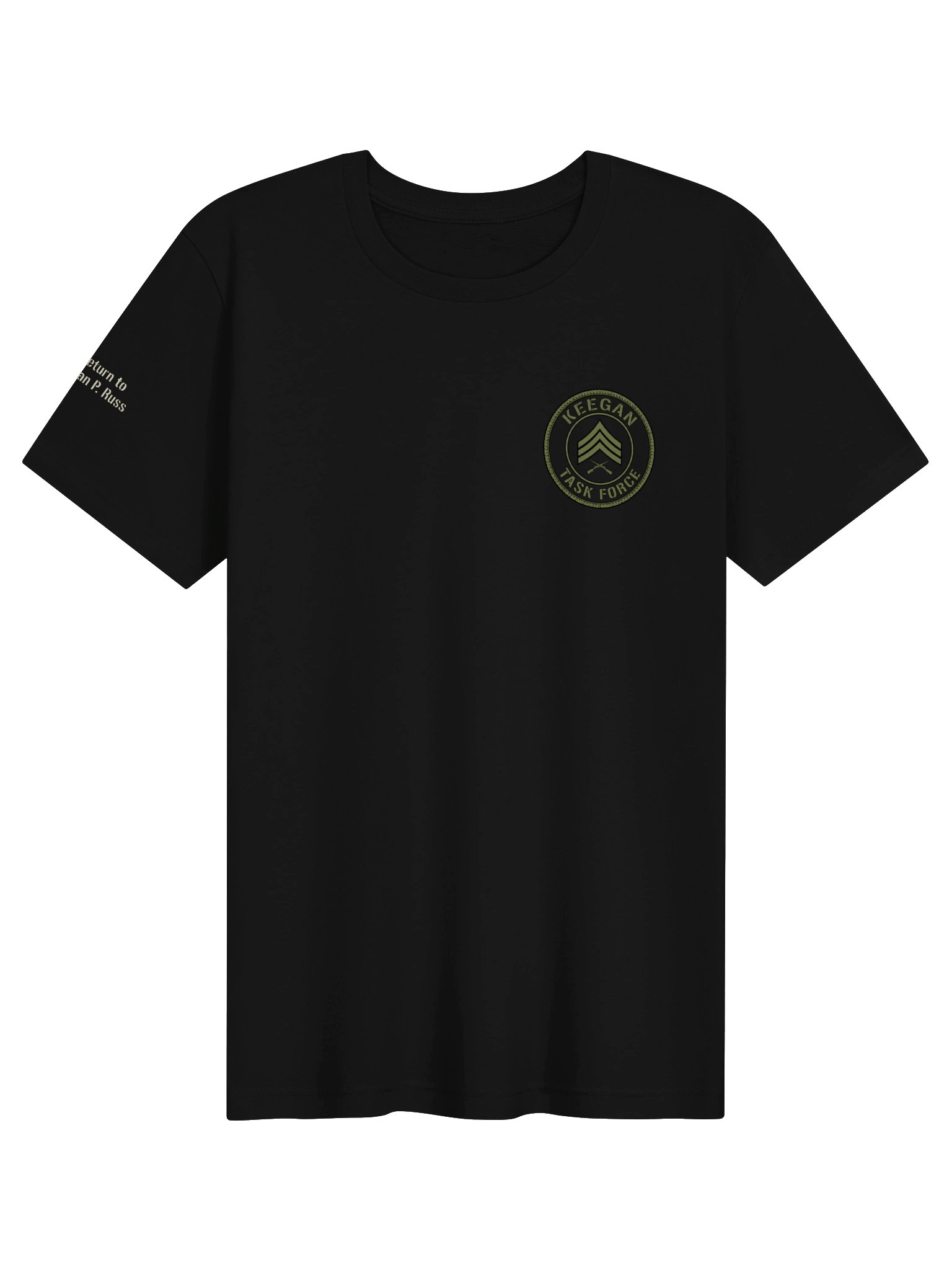 Keegan Task Force Dog Tag Unisex T-Shirt product image (1)